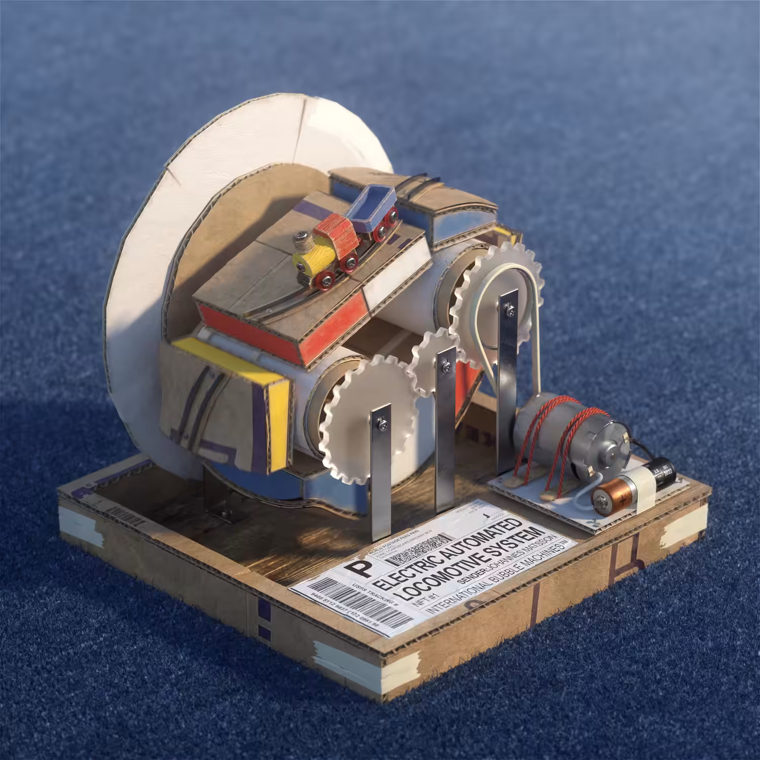 Electric Automated Locomotive System