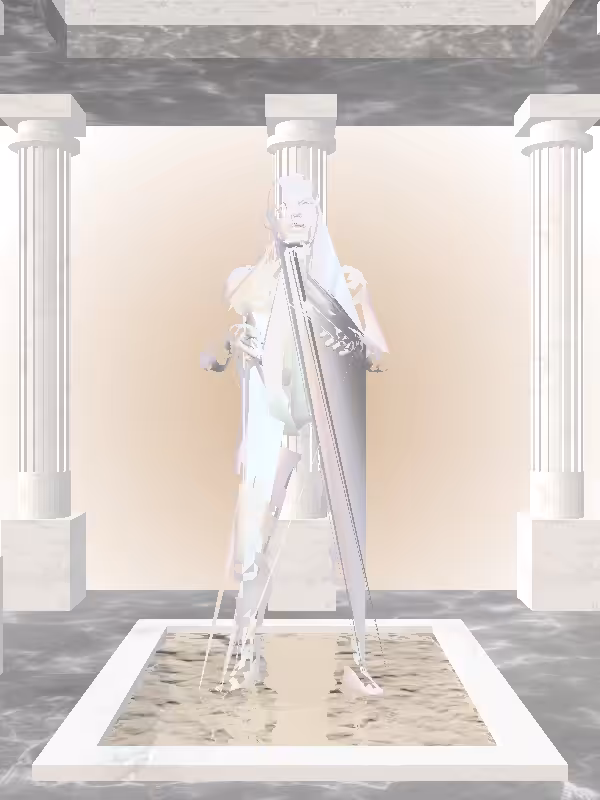 HeavenComputer: The Old Dusky Pale Pink Woman #6090