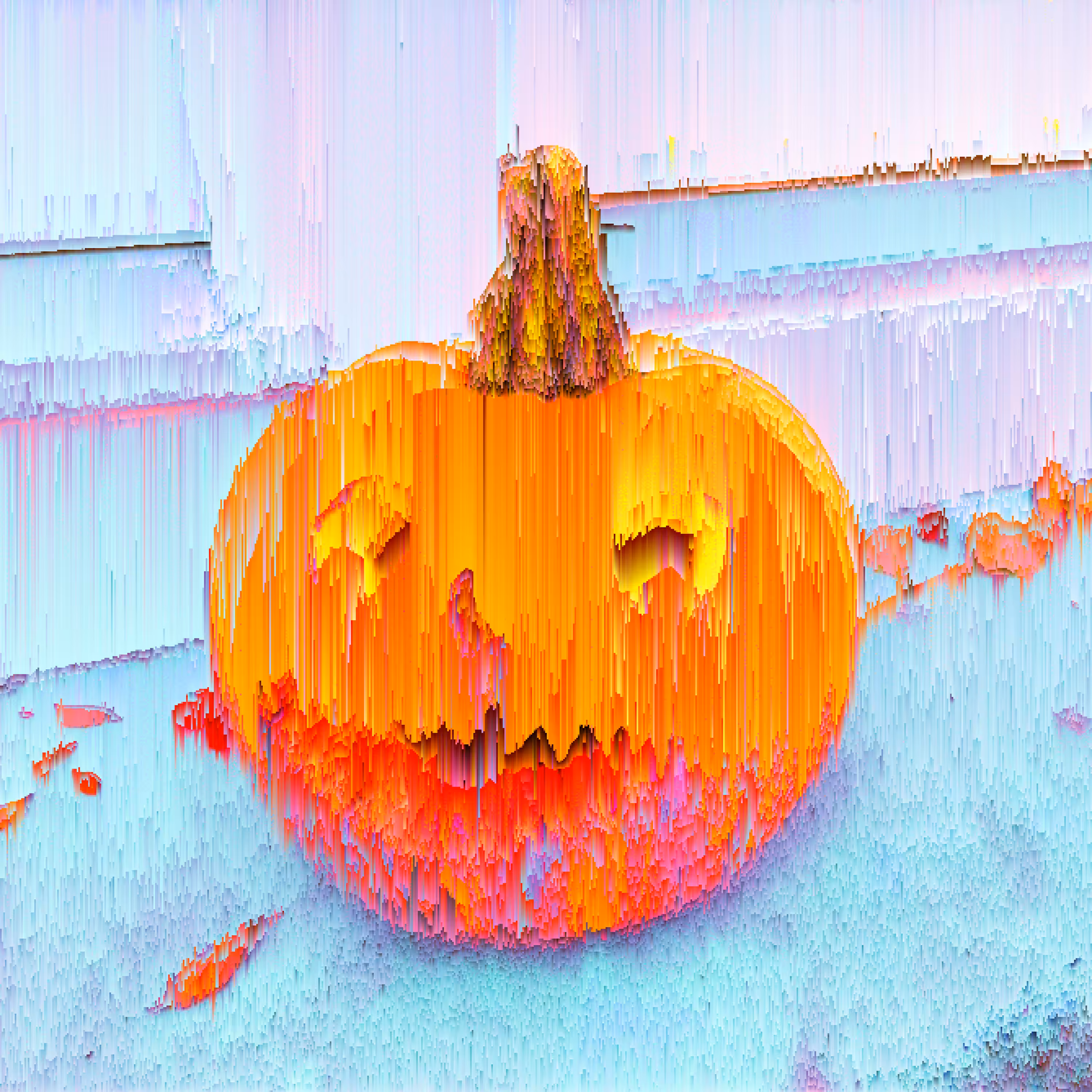 Pixelsorted Pumpkin