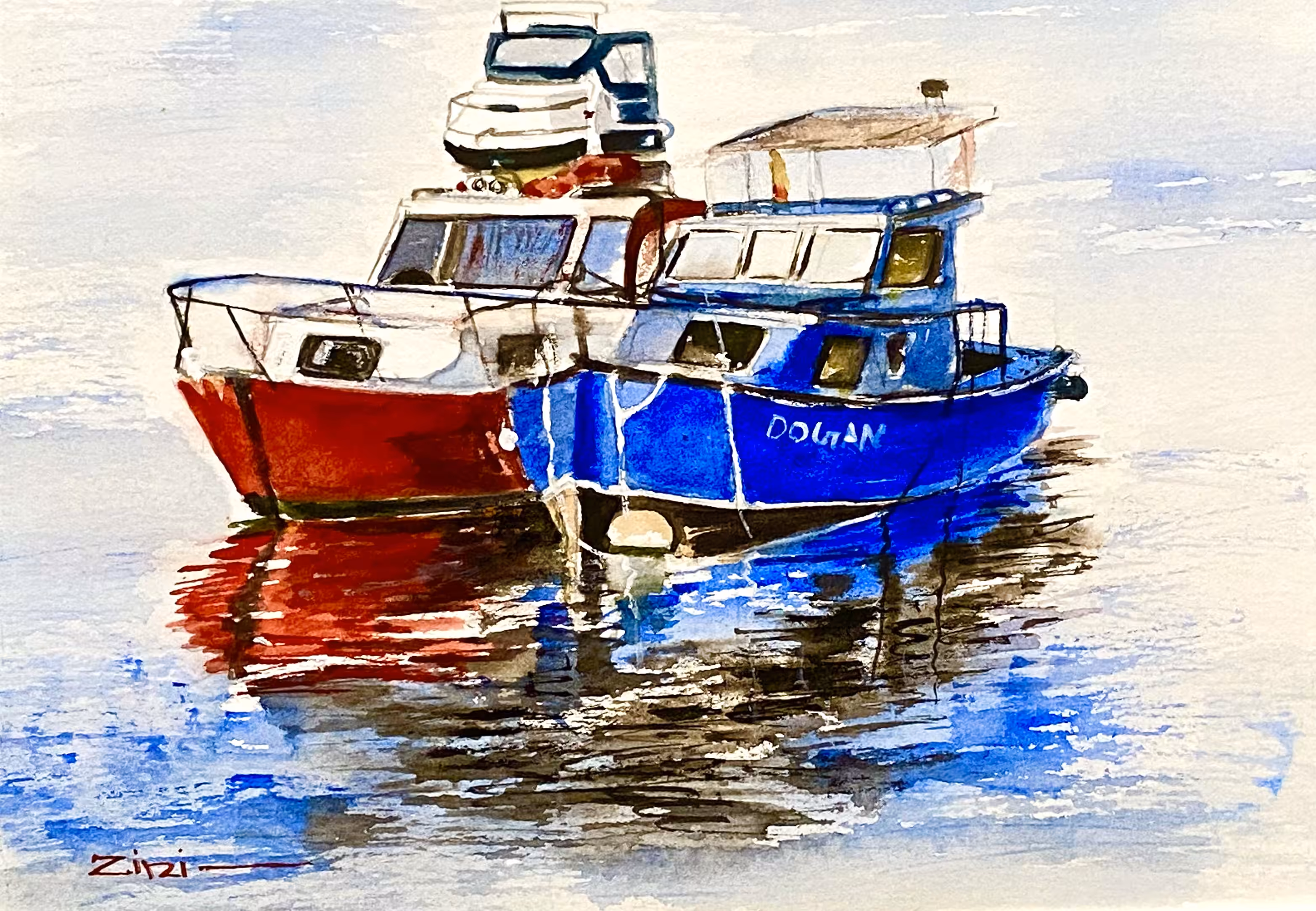 Floating Boats
