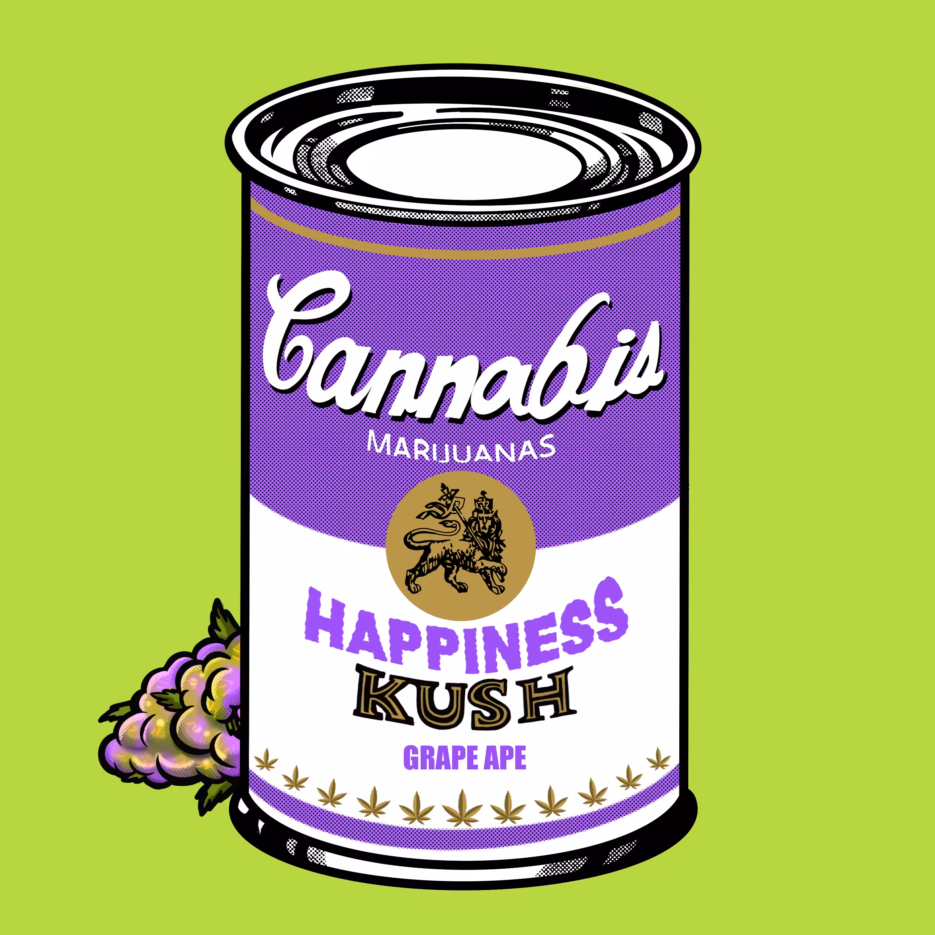 HAPPINESS CAN - GRAPE APE