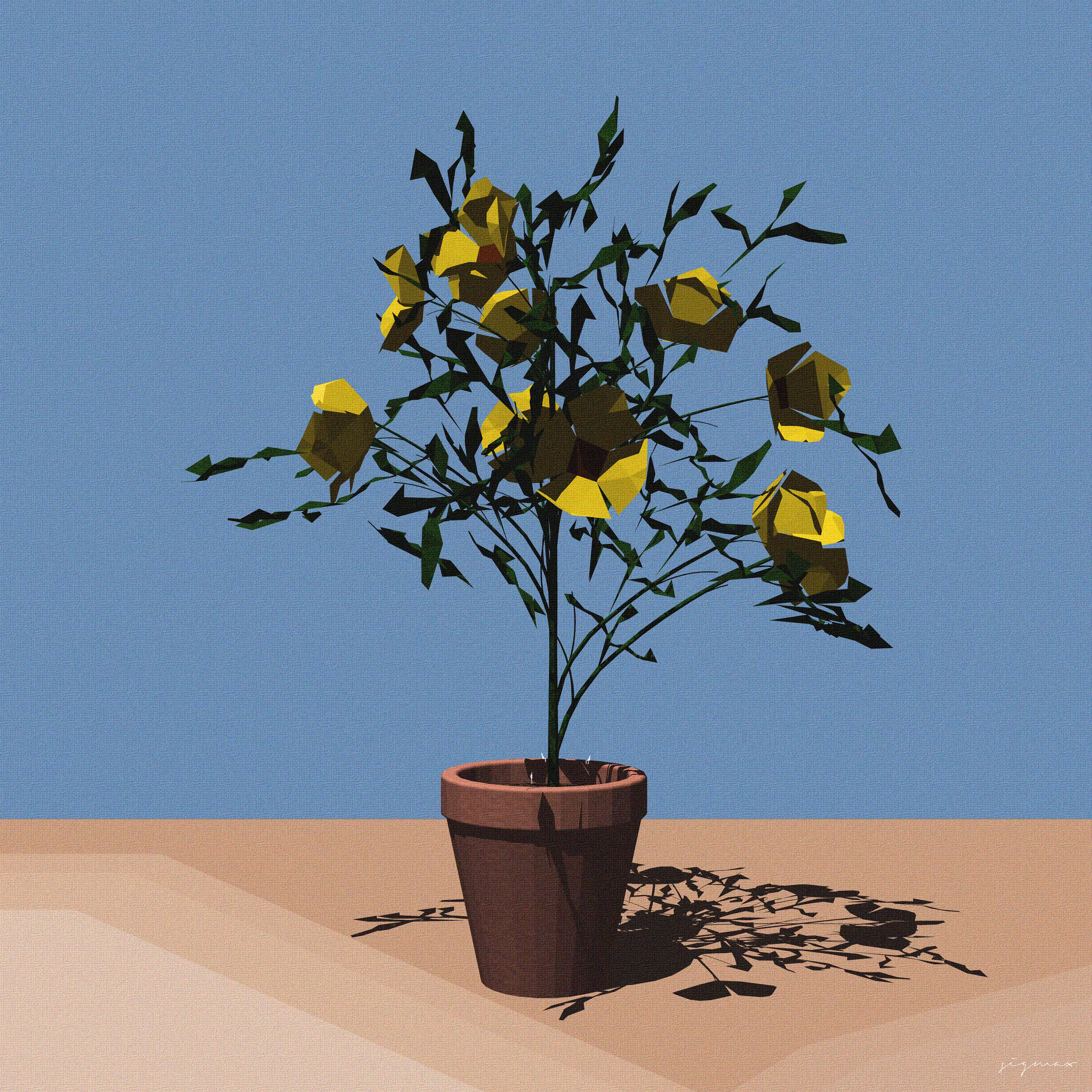 The Greenish-Yellow Flowers
