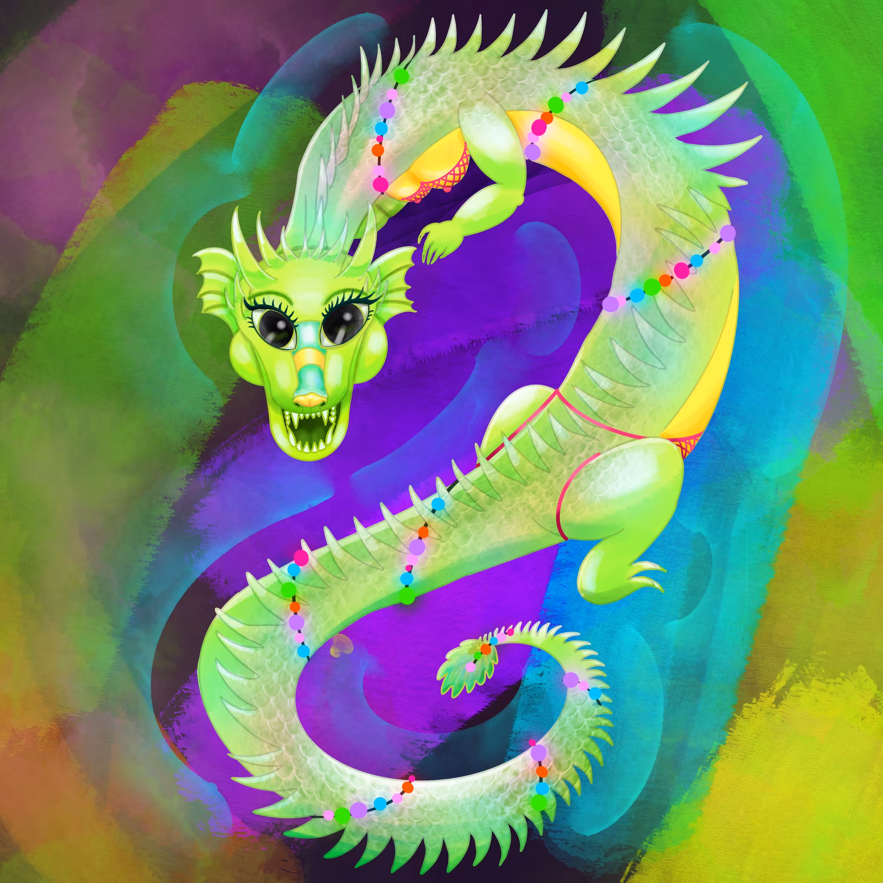 Dragon with titties