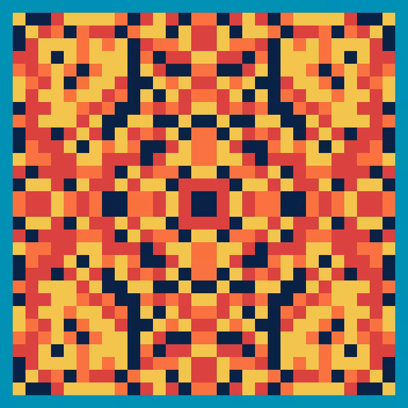 Pixel Mandala #96