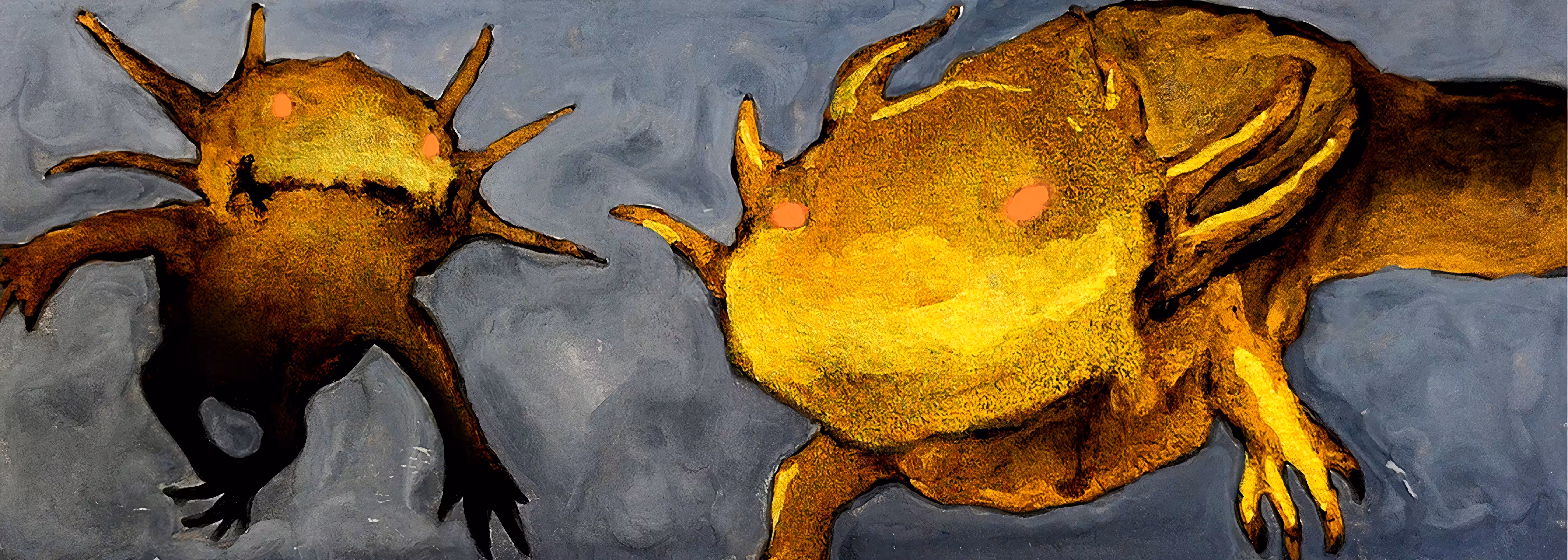 Axolotl Gold & Dark
