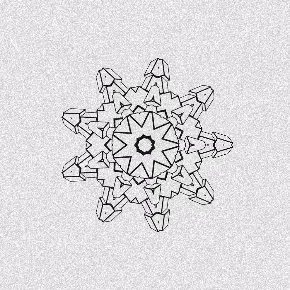 Monochrome Kaleido #437