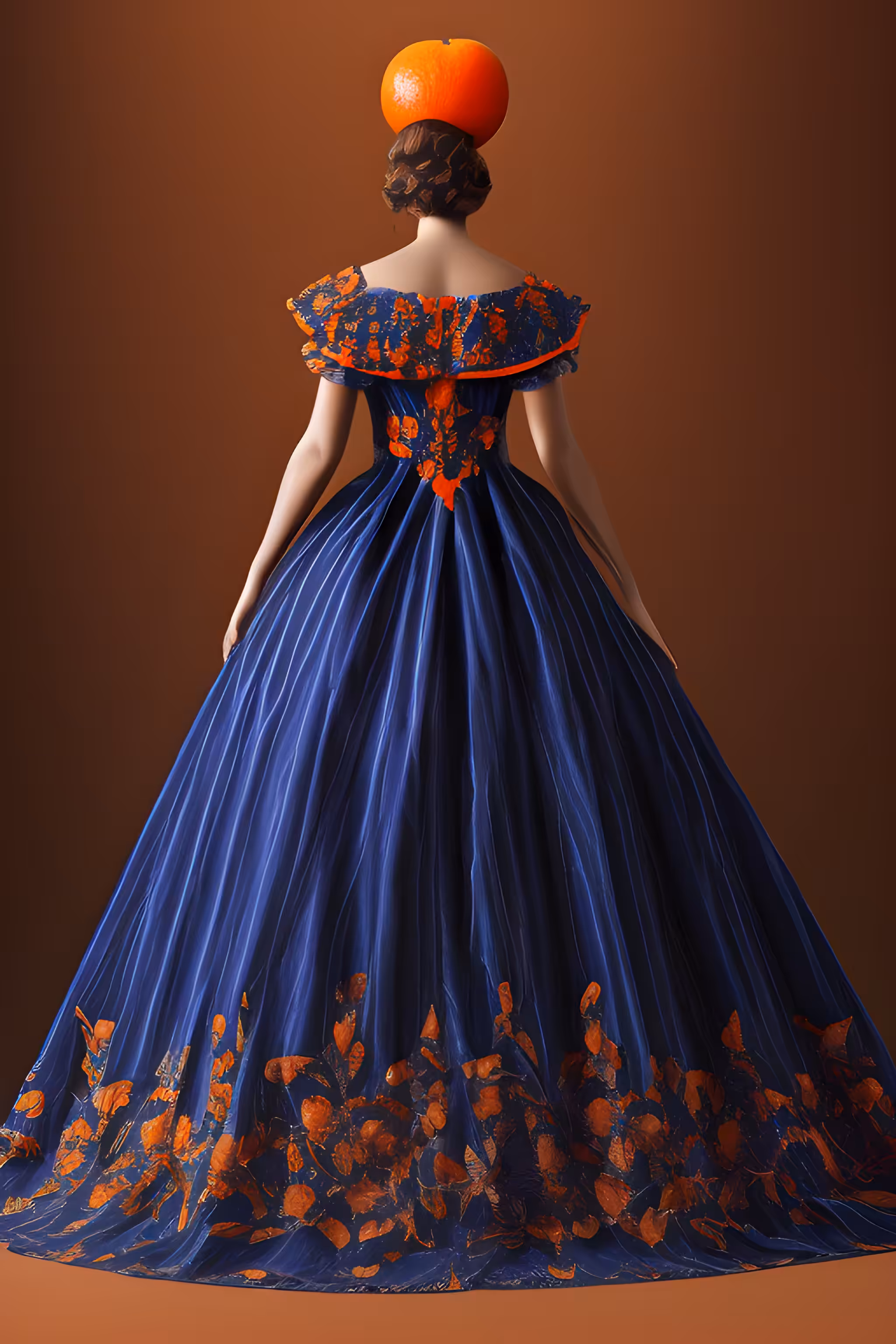 Fashion: orange hat