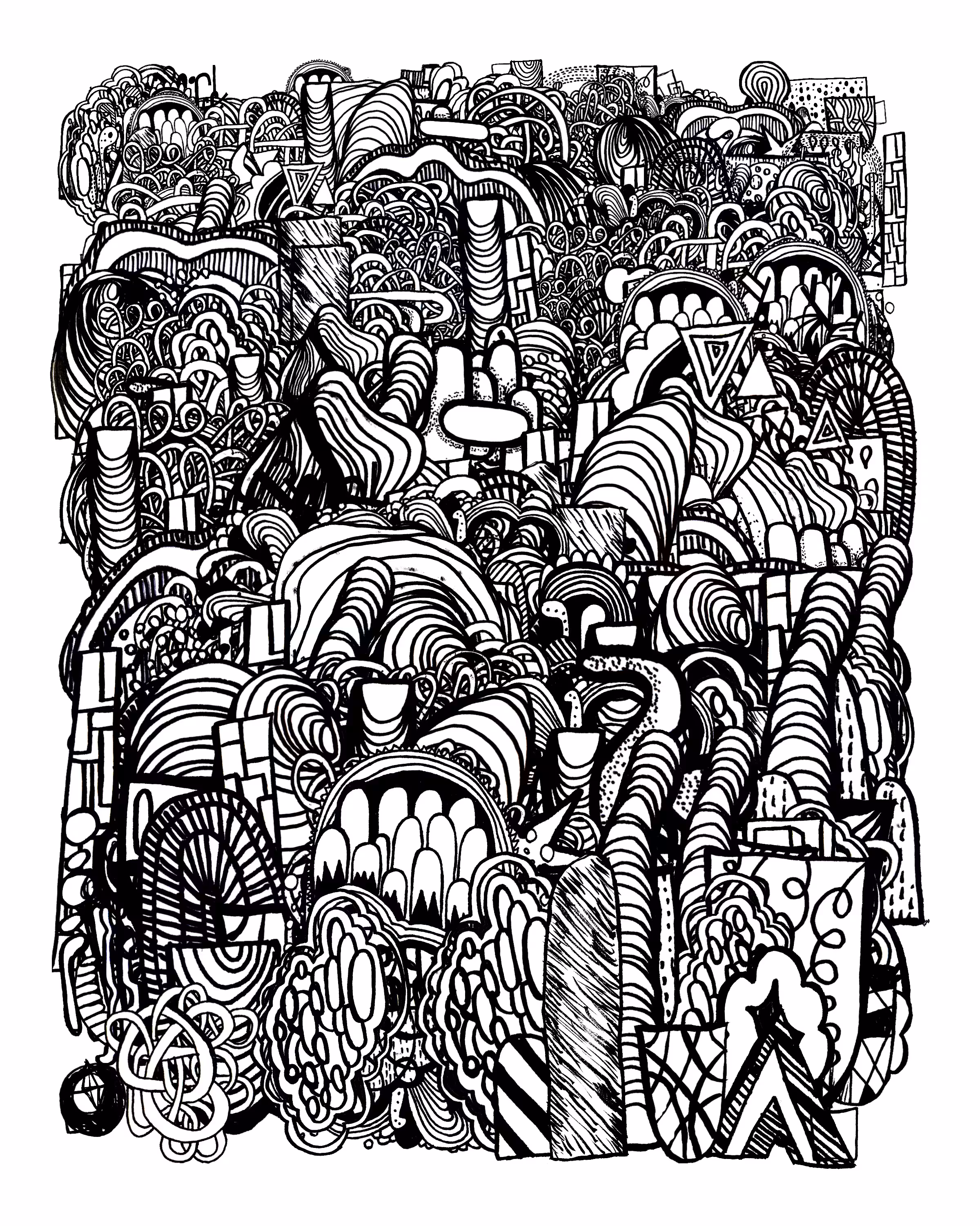 Squiggle Coloring Page 1