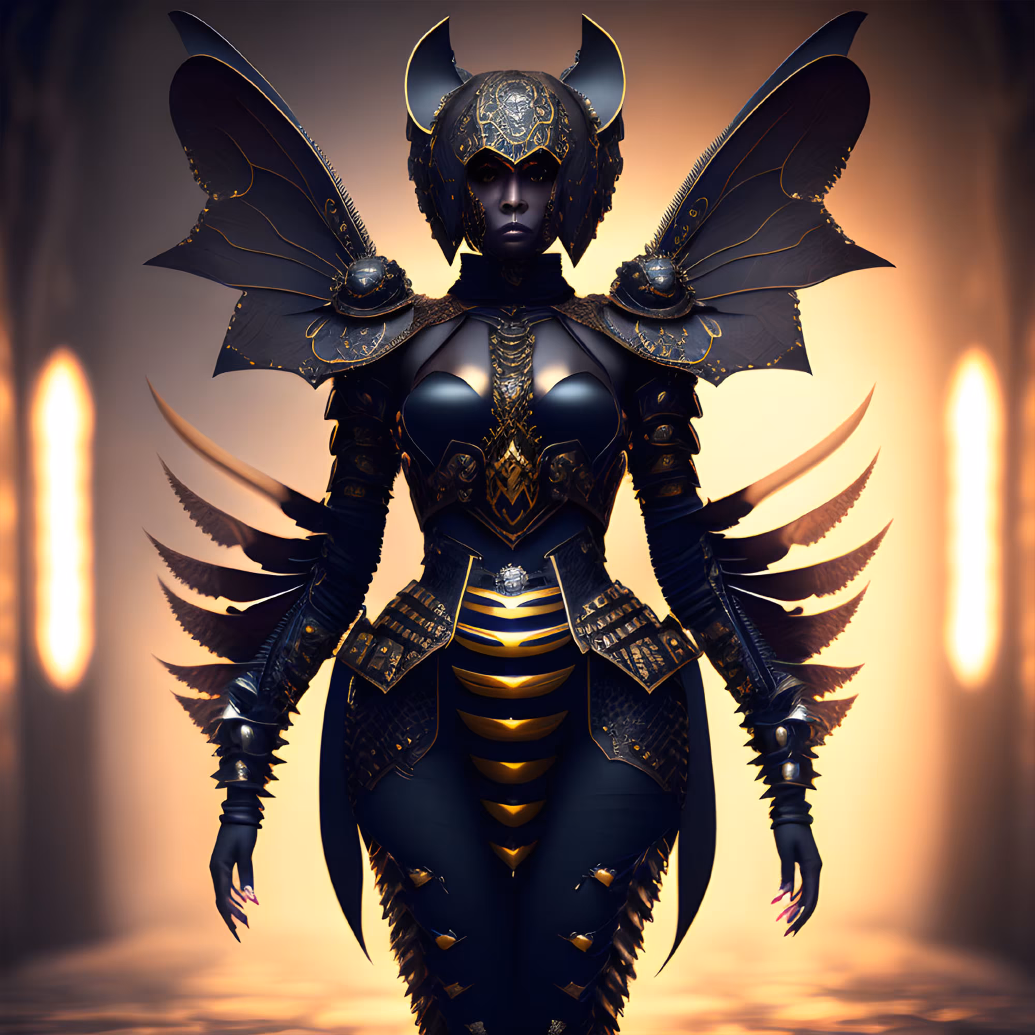  Hive of warrior bees: H.W.B #89