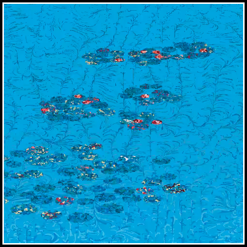 Polluted water lilies #108