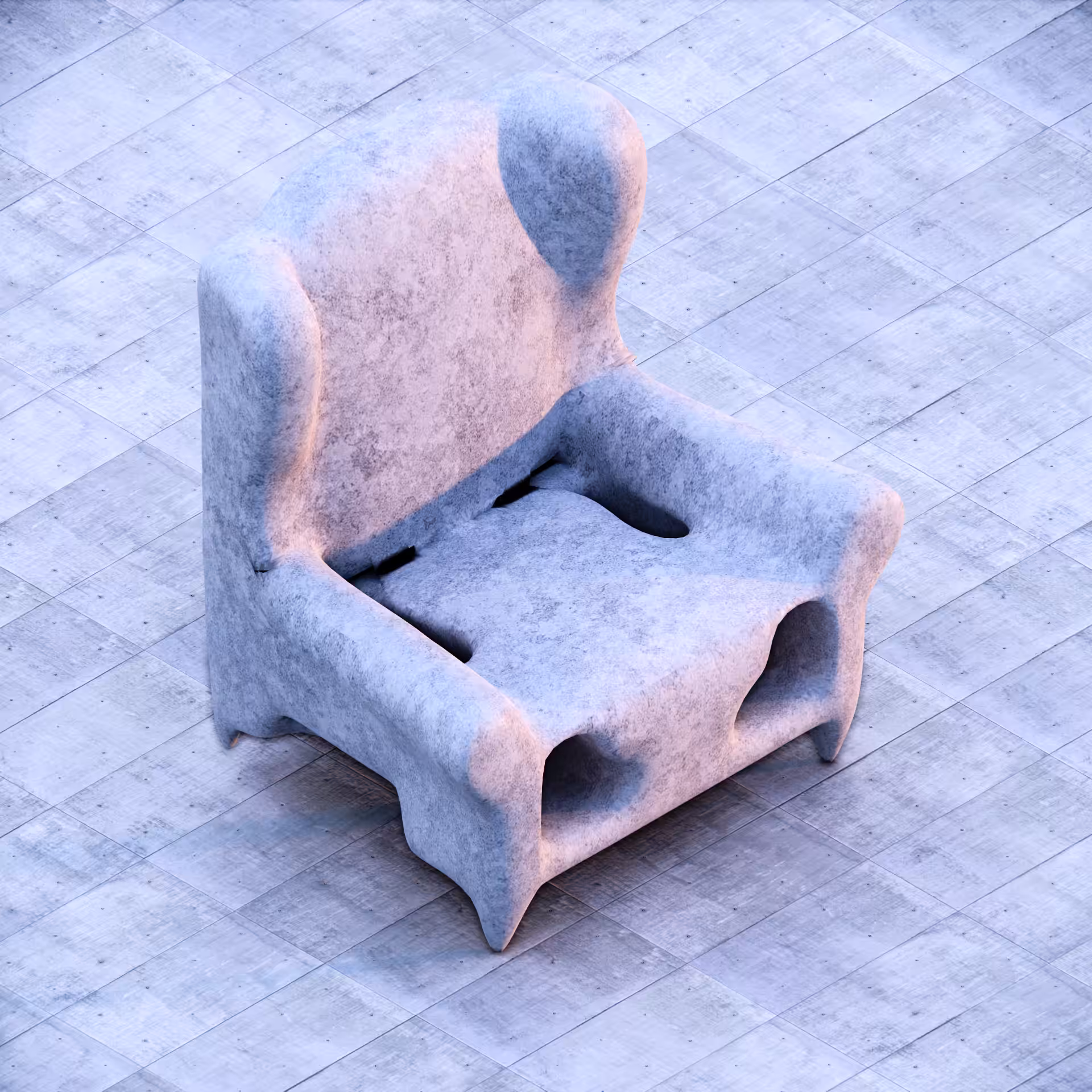 03 : Cast in place Armchair