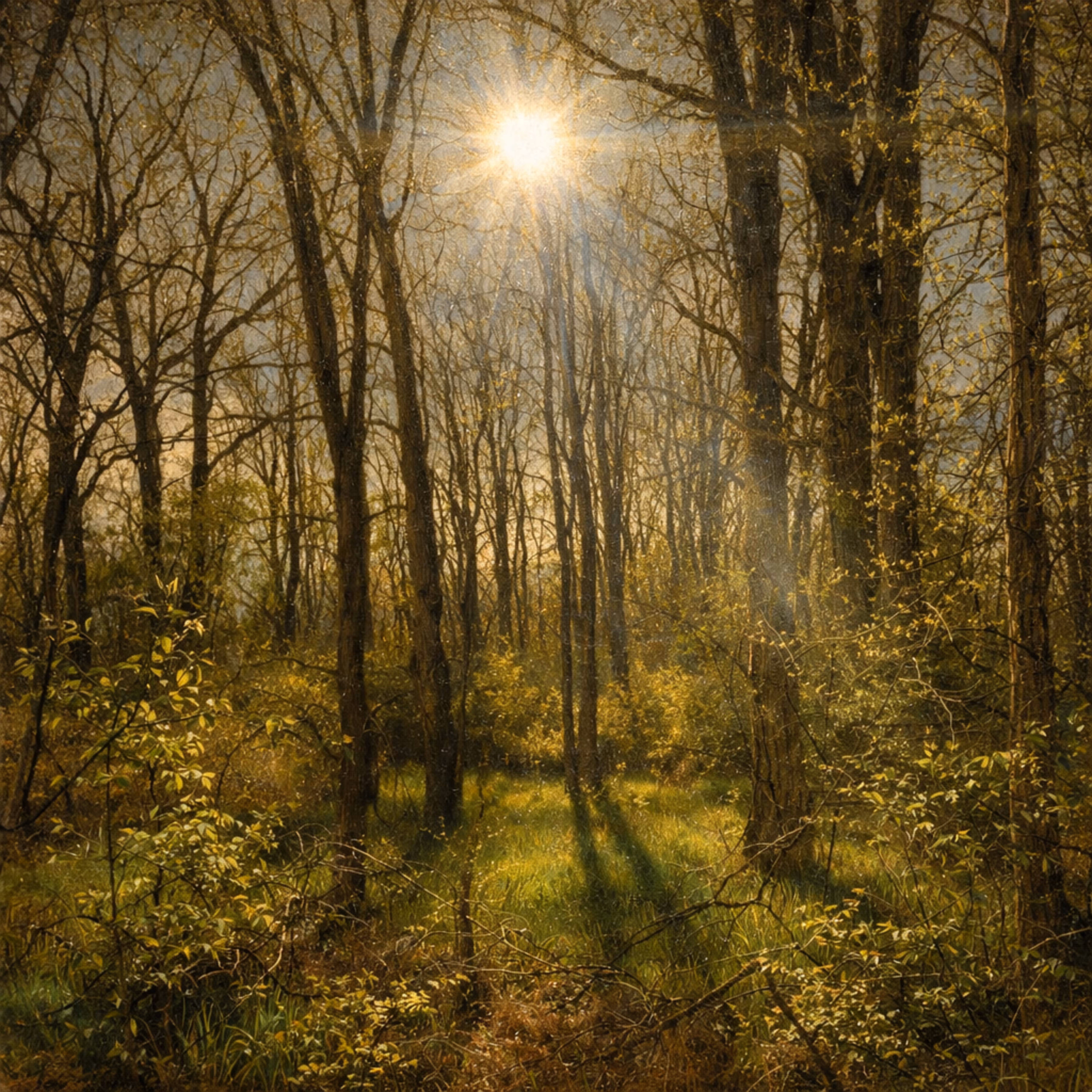 Light Falls Through the Wood
