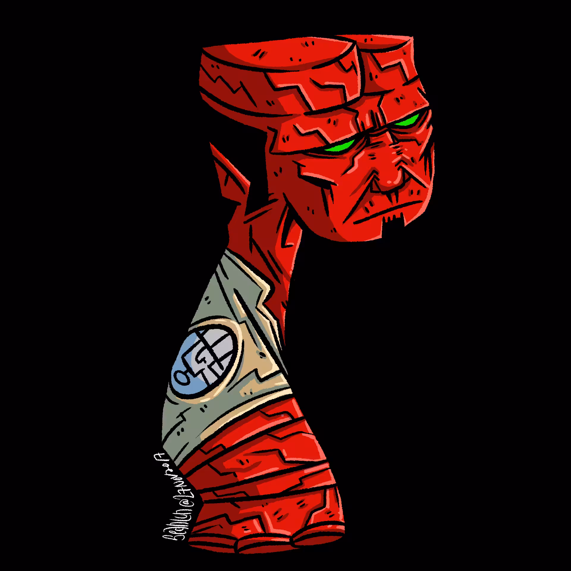 Hellboy Sad