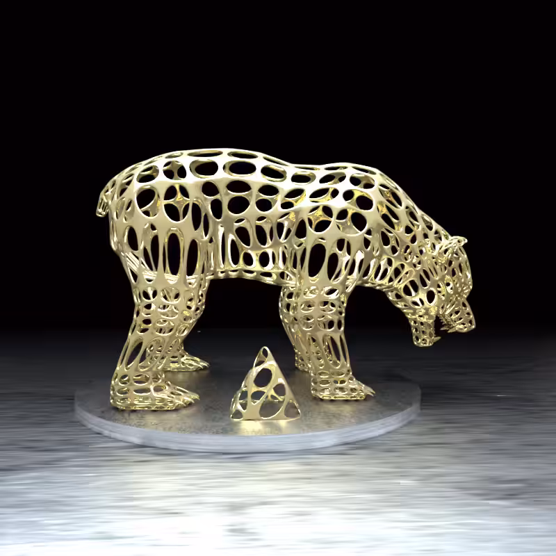 Bear & Pyramid