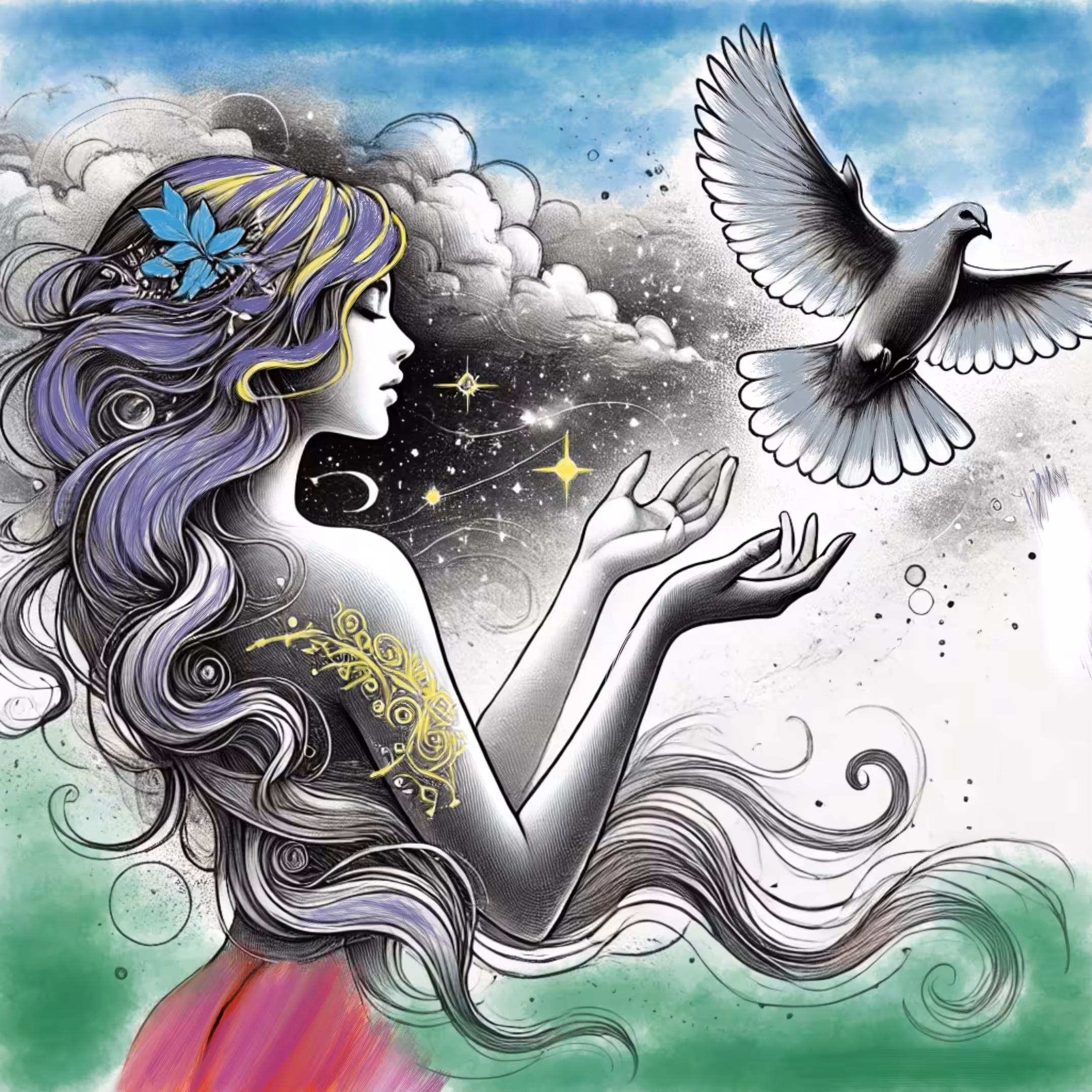 Wings of Serenity: A Celestial Release