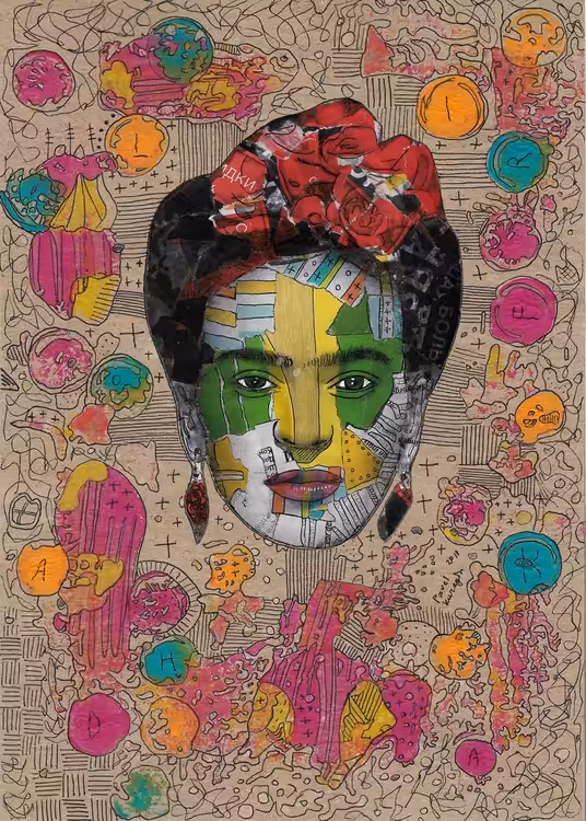 Portrait of Frida # 8