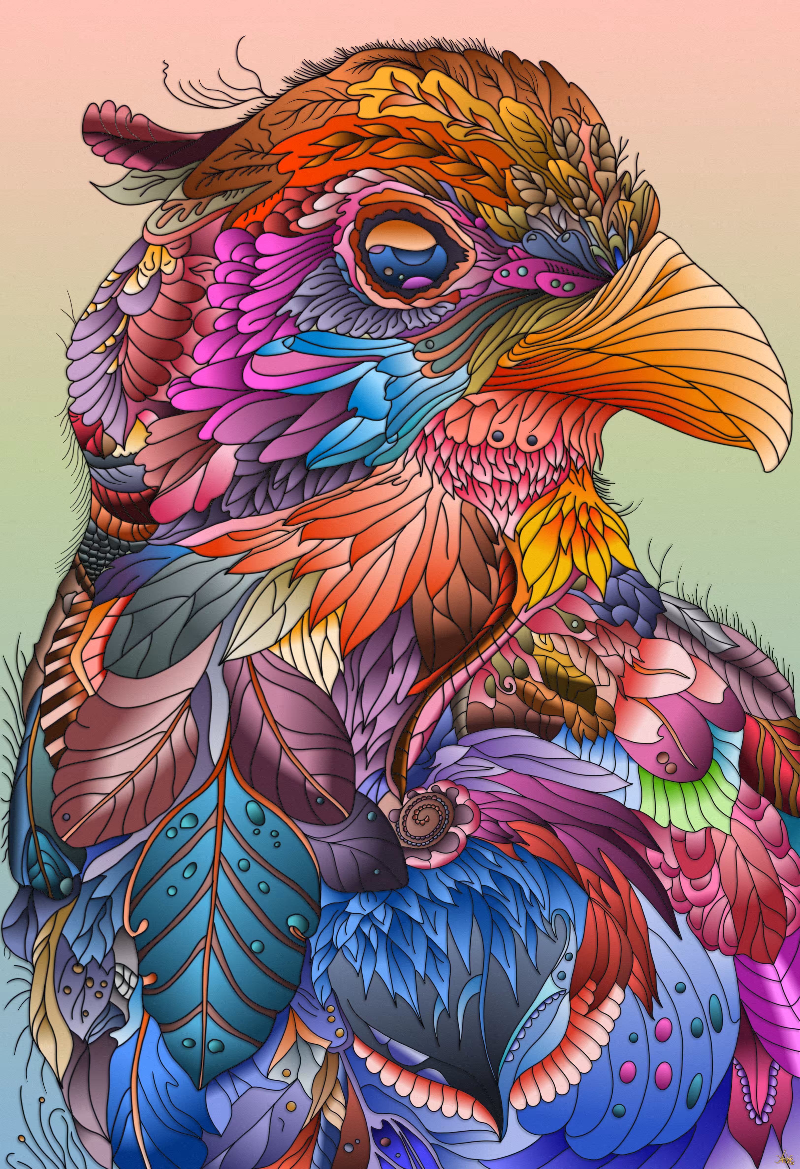 Mirabell, the Rainbow Bird