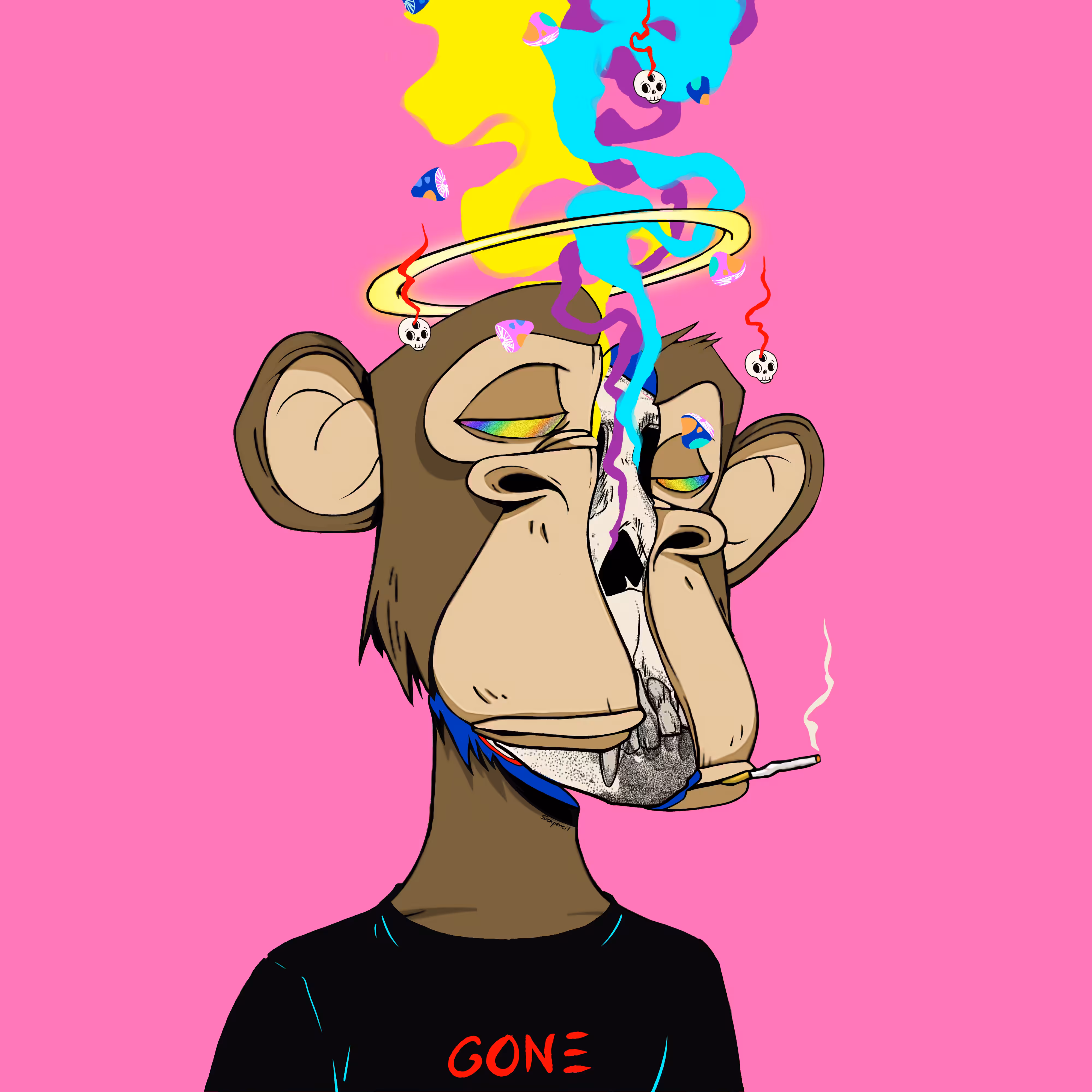 Bored Ape 1871 x Sickpencil v2