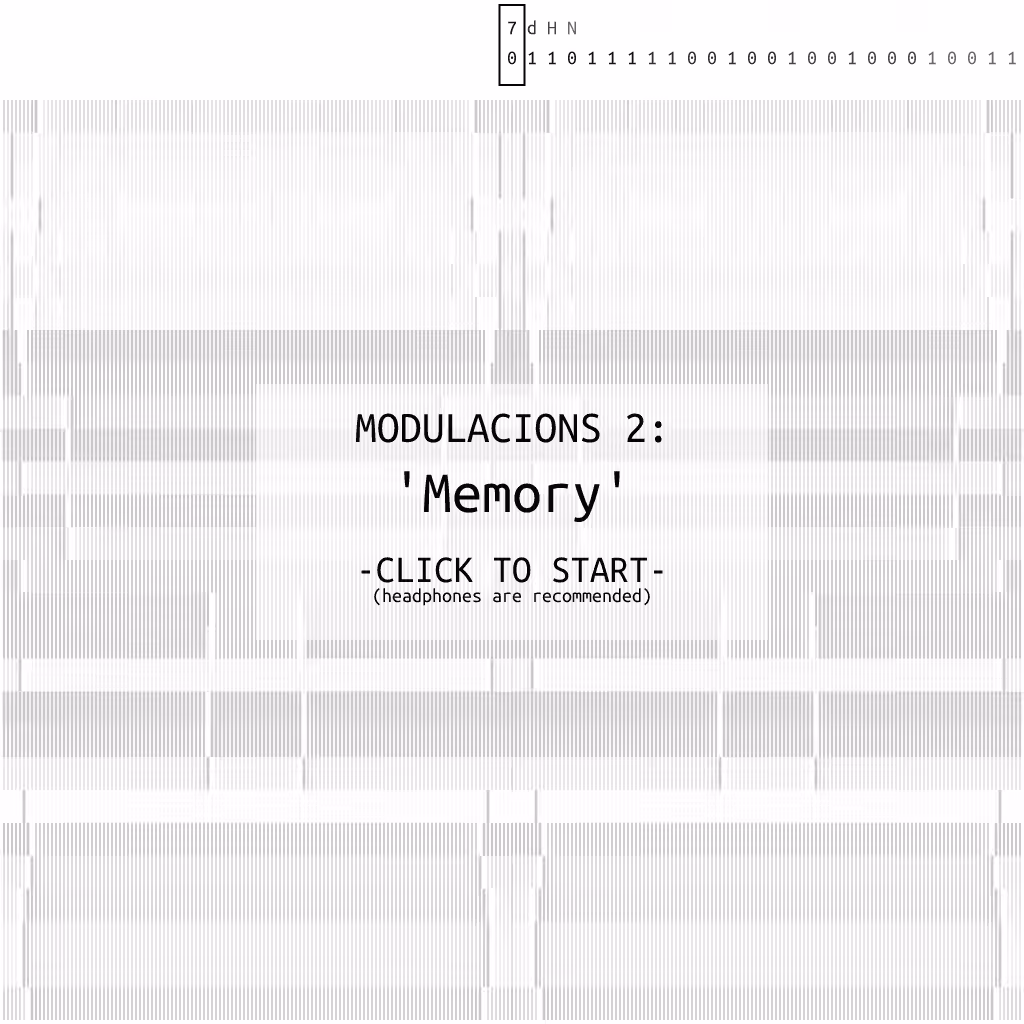 Modulacions 2: 'Memory' (audio) #20