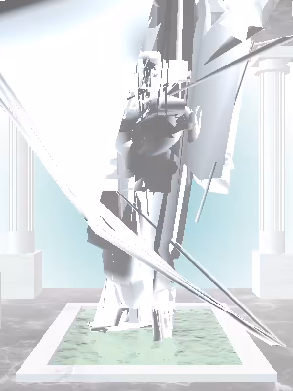 HeavenComputer: The Injured Luminescent Chrome Man #6100