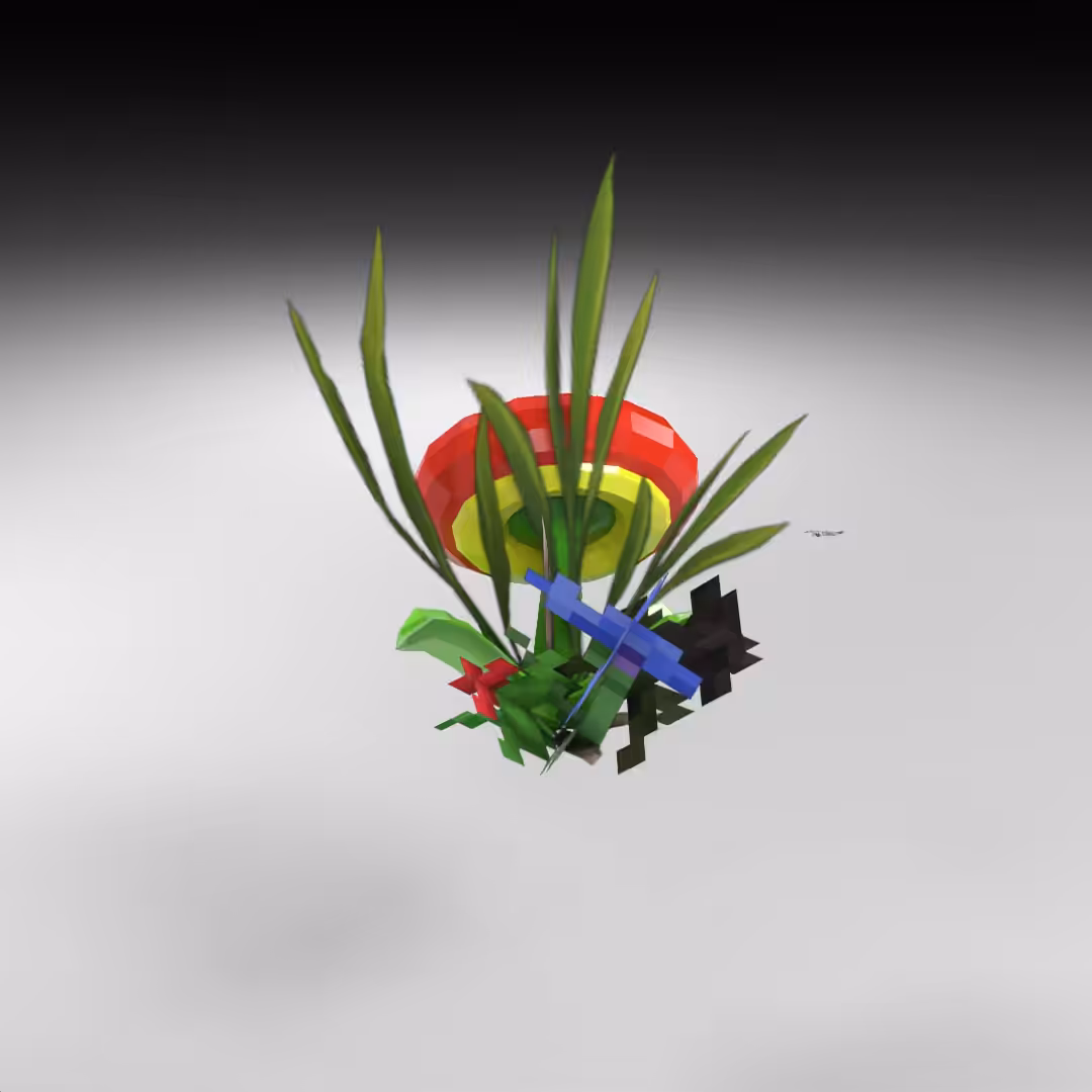Hand-hacked Bouquet 160