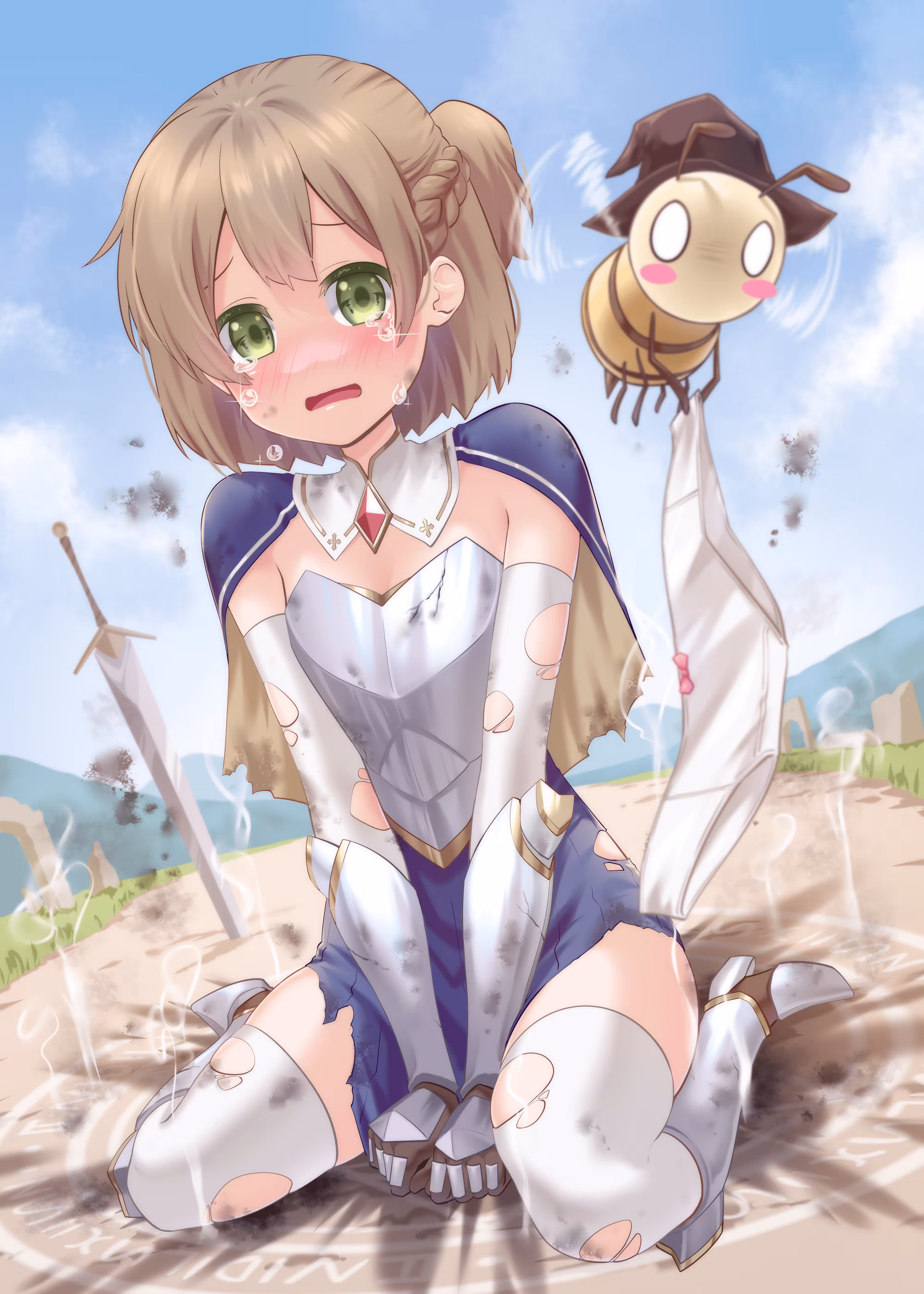 A Holy knight in trouble