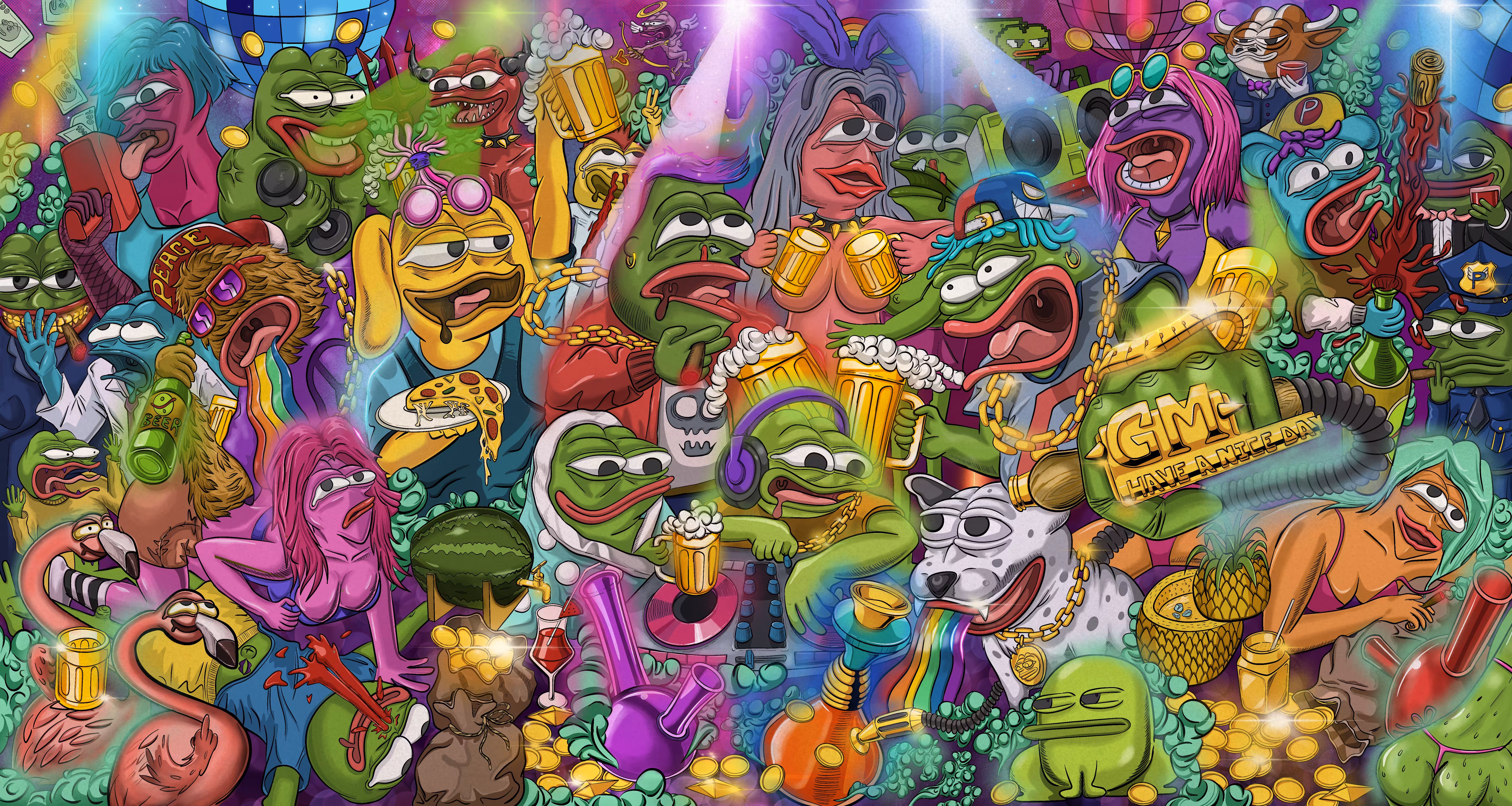 Frogfam full party
