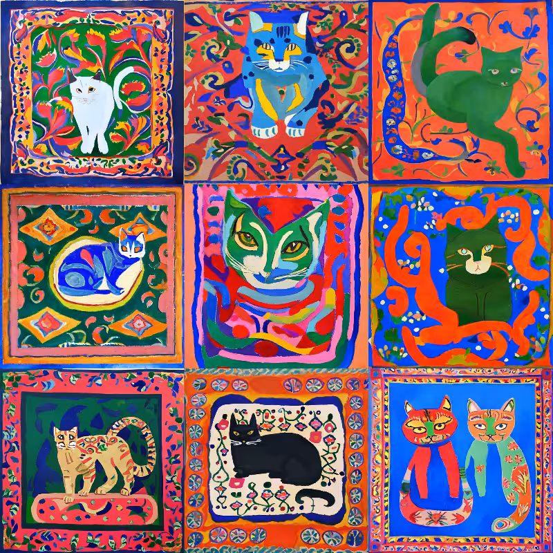 99 Patchworks of 9 Lives #42