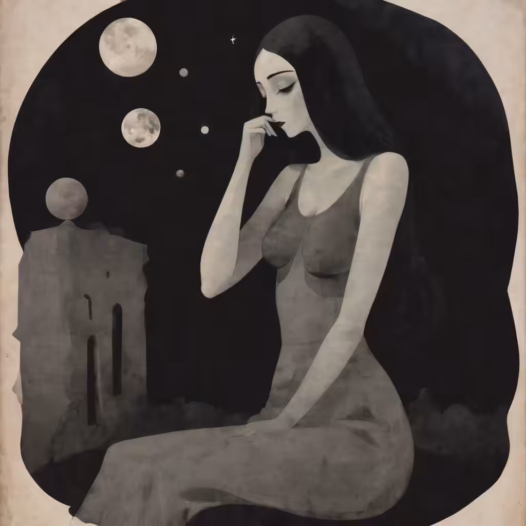 Mia and her moons