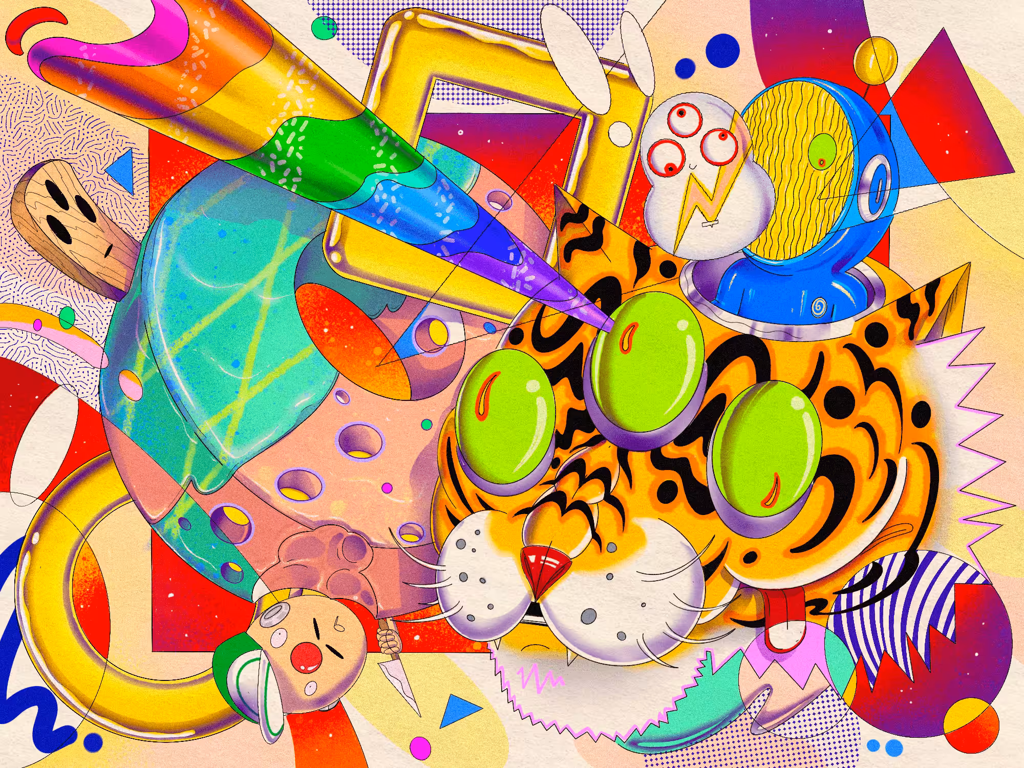 Young Tiger Mothet
