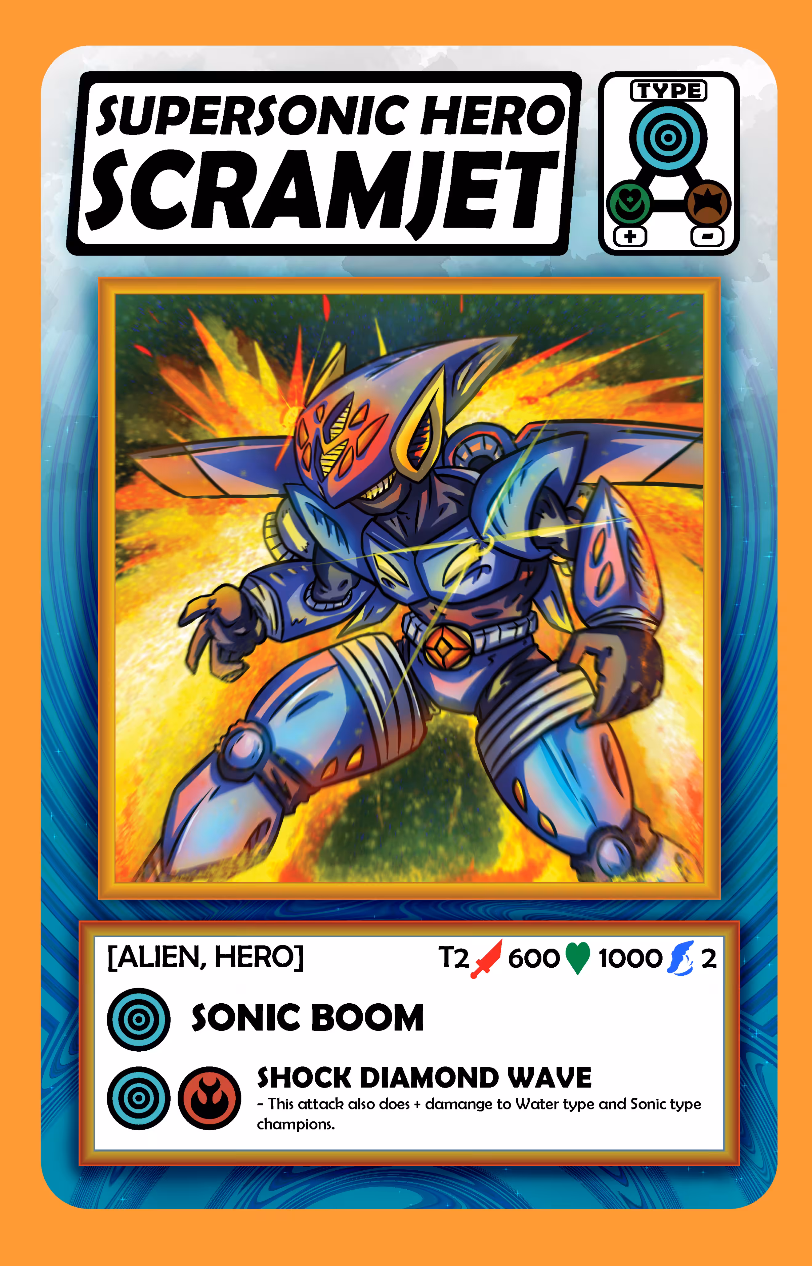 Supersonic Hero: Scramjet (Card)