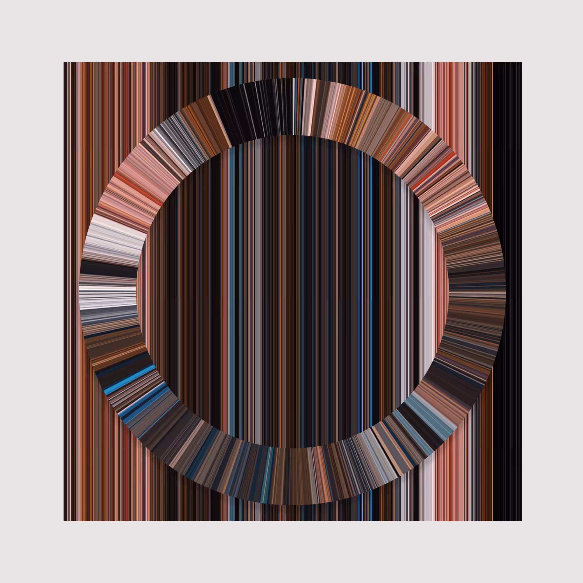 MovieBarcode #187 - The Grand Budapest Hotel