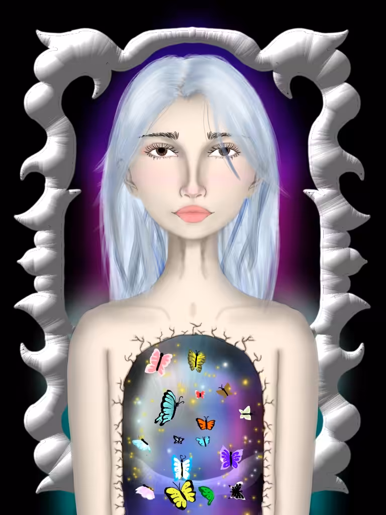 faces and vibes: butterfly 