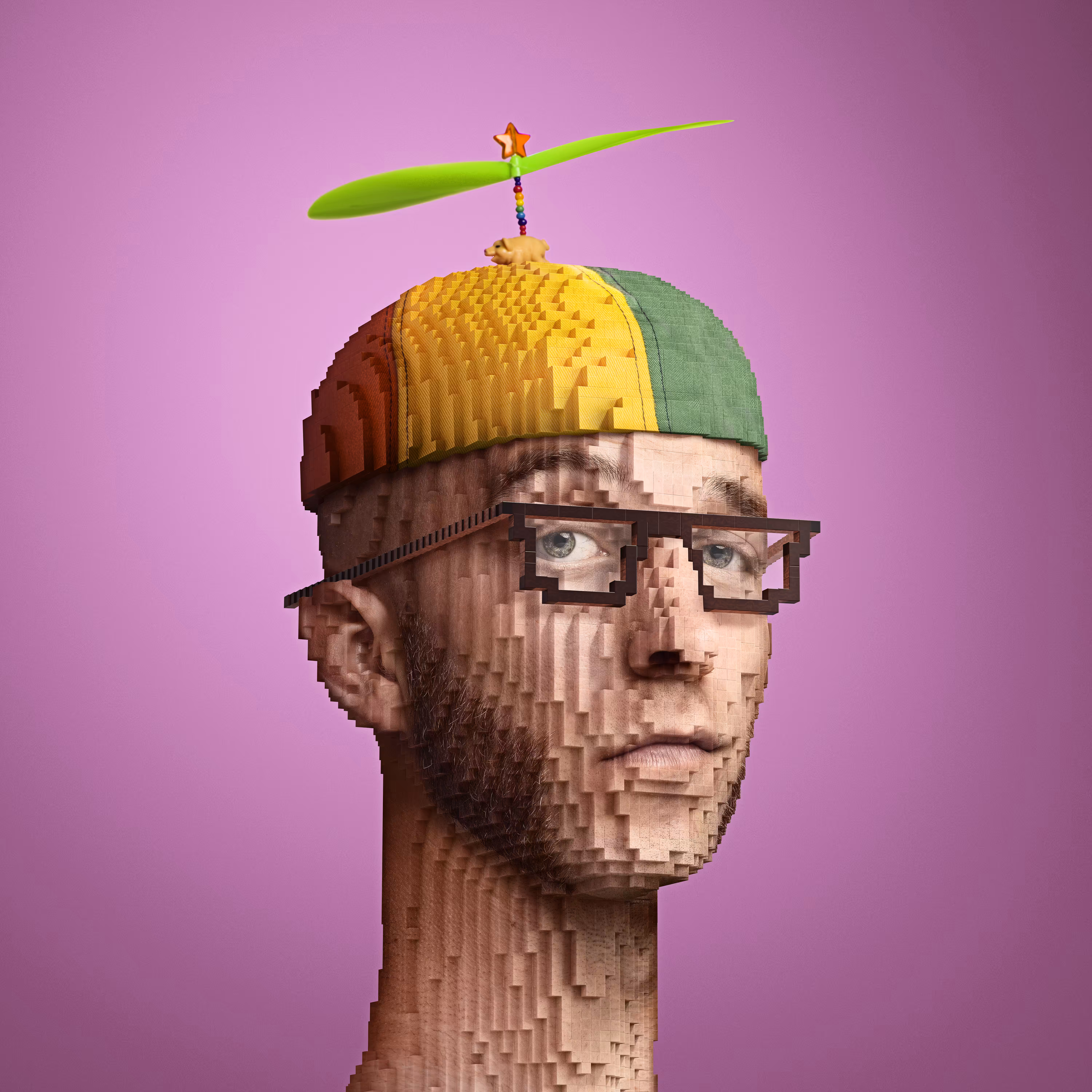 Block Head Punk 008