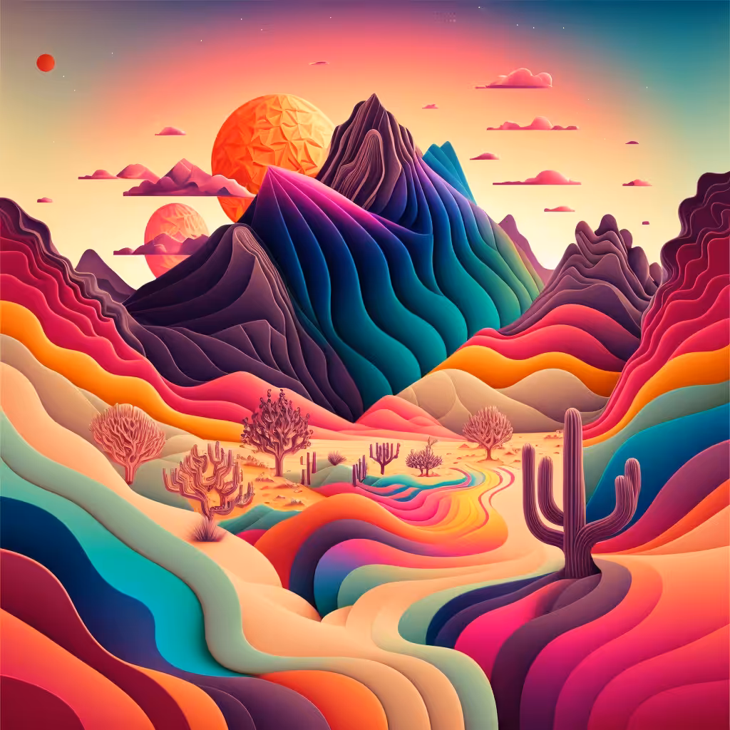 Psychedelic Landscape #85