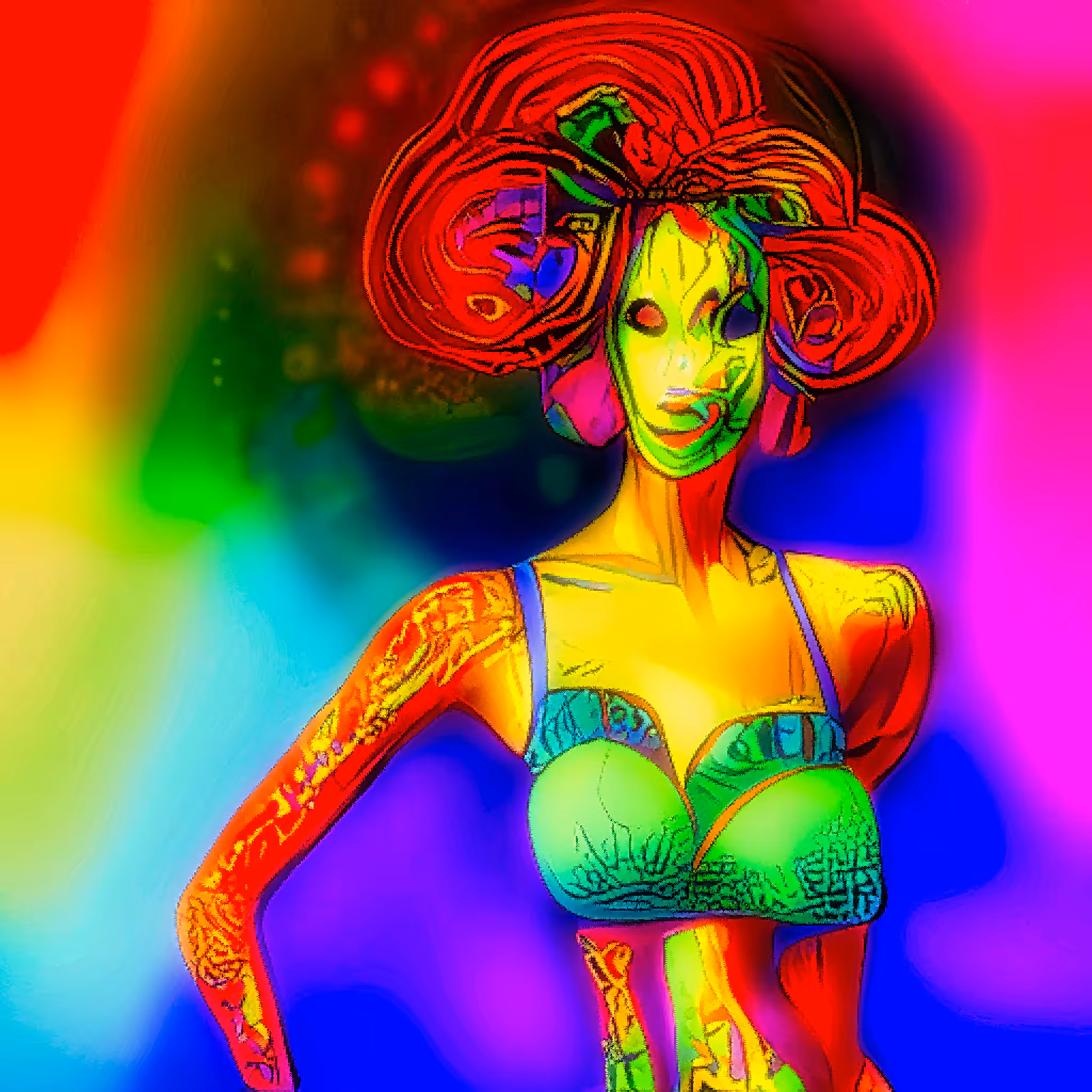 Hippy Girl #3 - Alfrieda