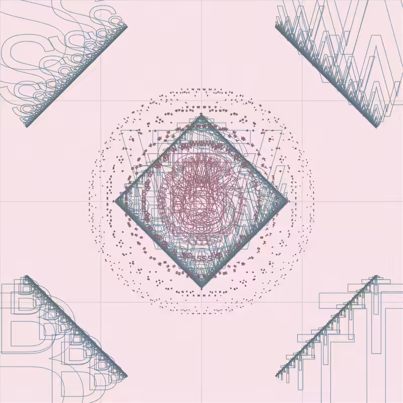 WTBS Logo with Fractals #124