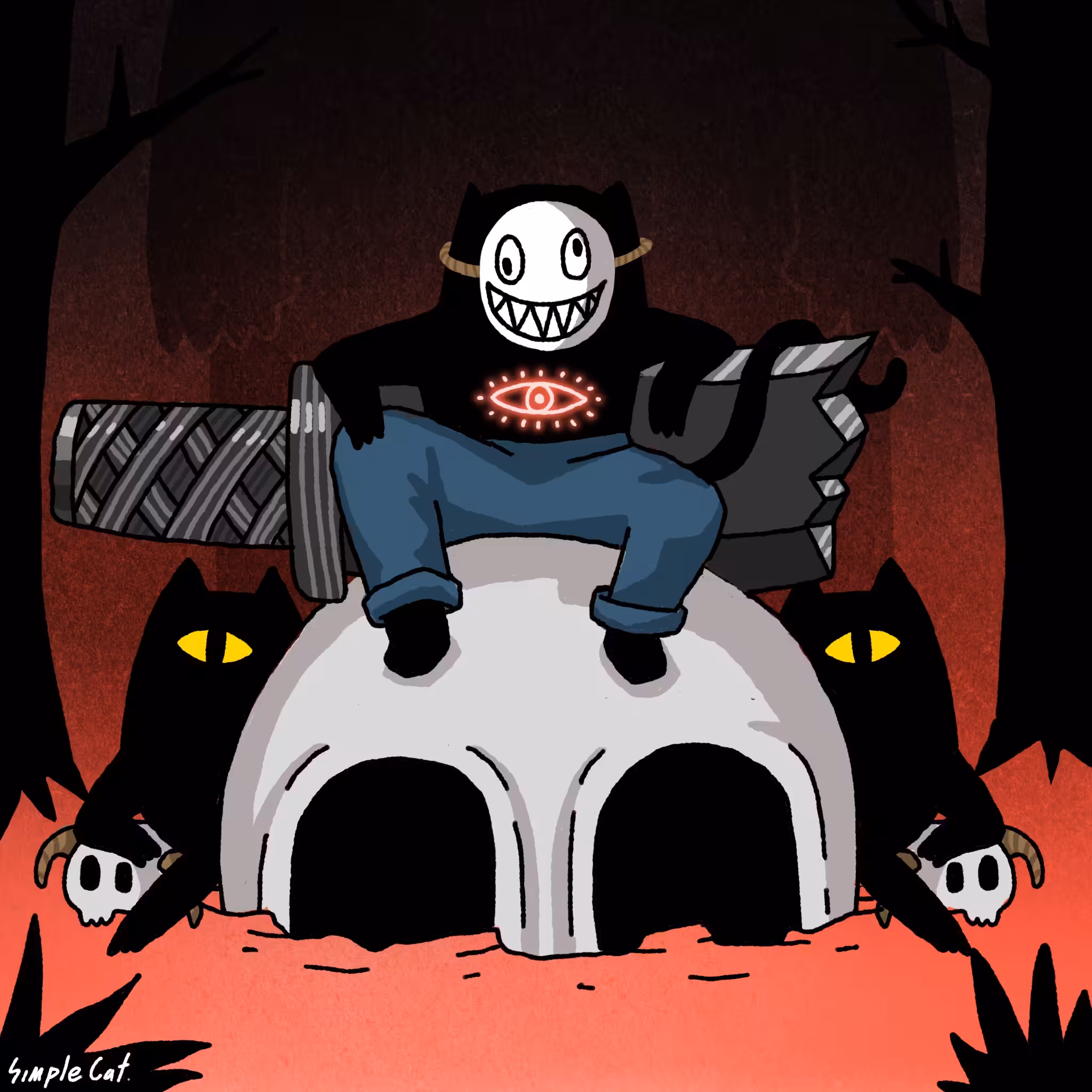 No.16 1st demon cat leader