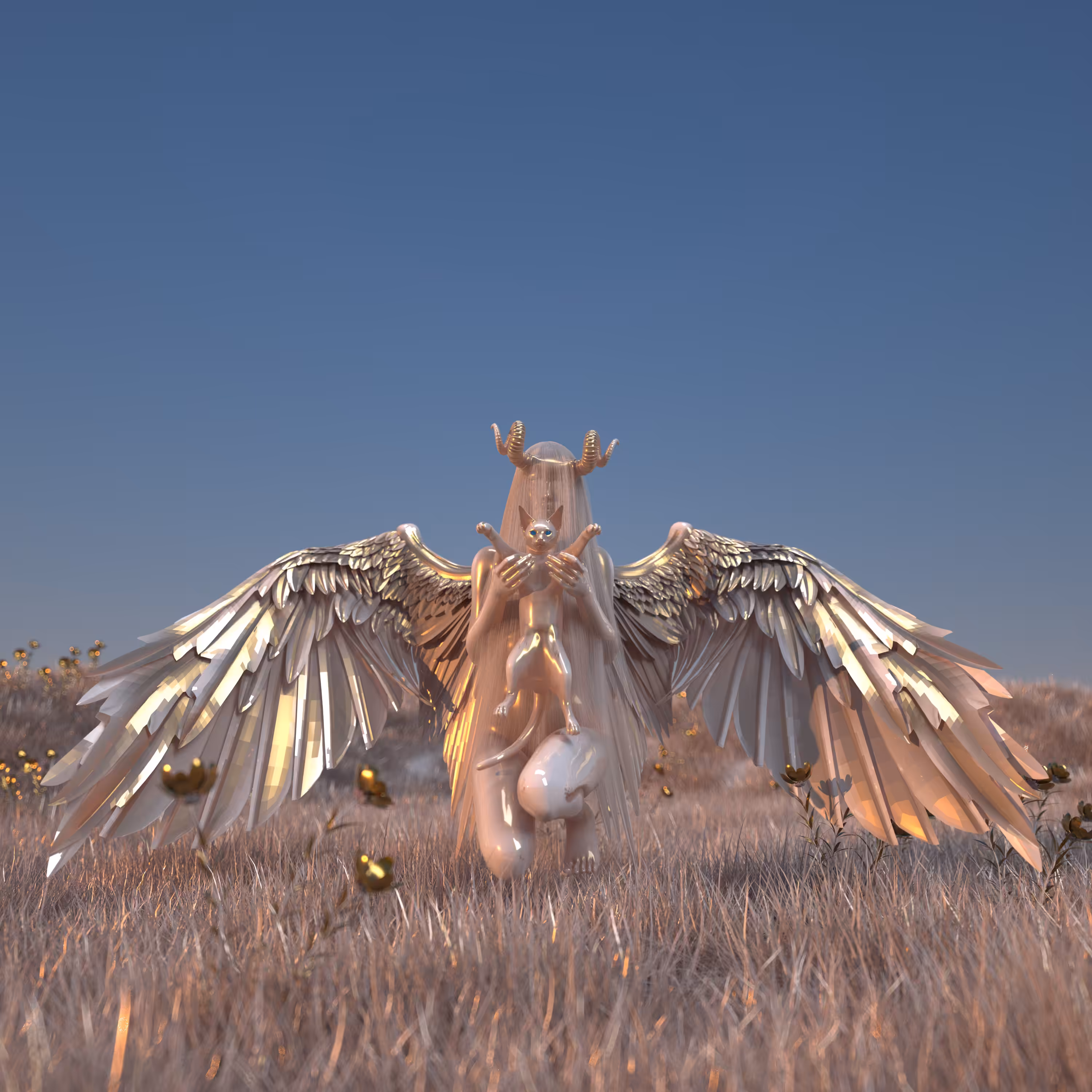 Jophiel  and cat 