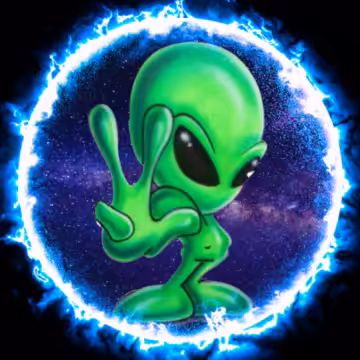 GrEeN aLiEn BlAcK HoLe