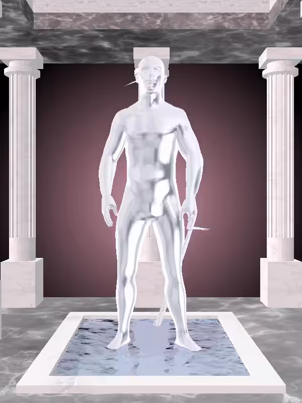 HeavenComputer: The Indifferent Silver Chrome Man #7025