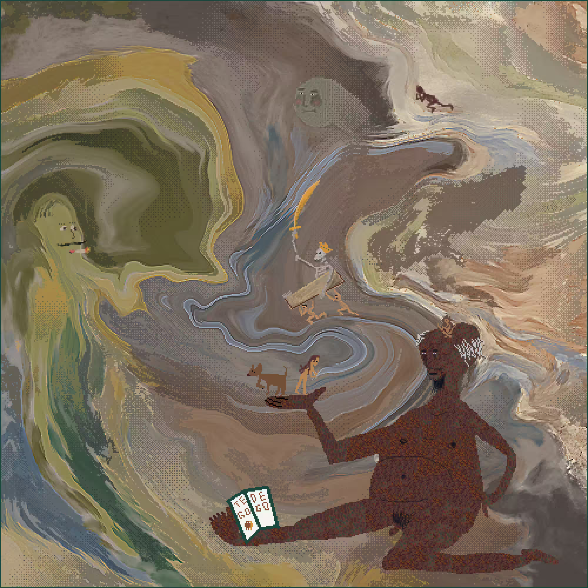 Man holding a book with his foot