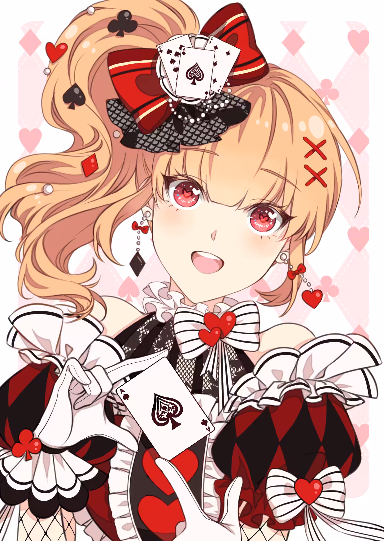 #013 Lolita girl in card theme