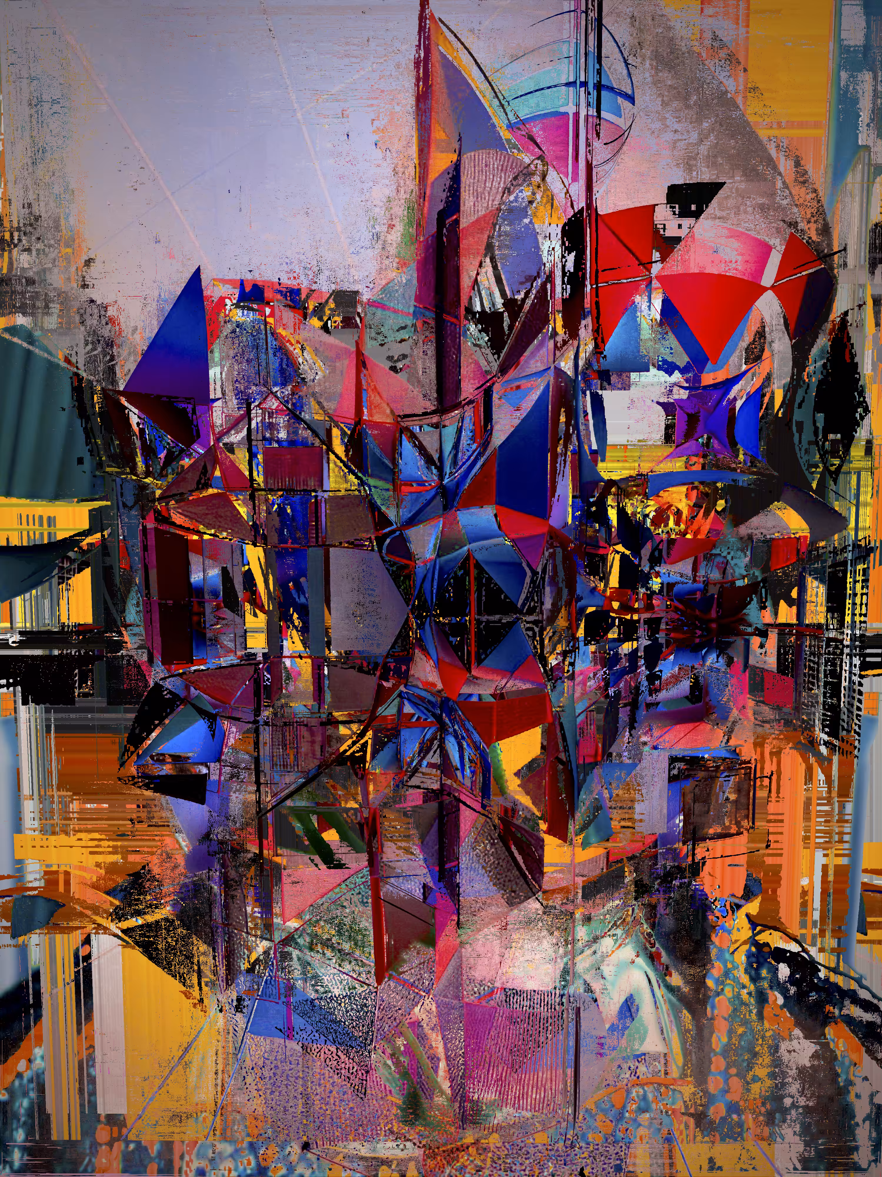 Glitches, Shapes and Colors: Polyforms IV