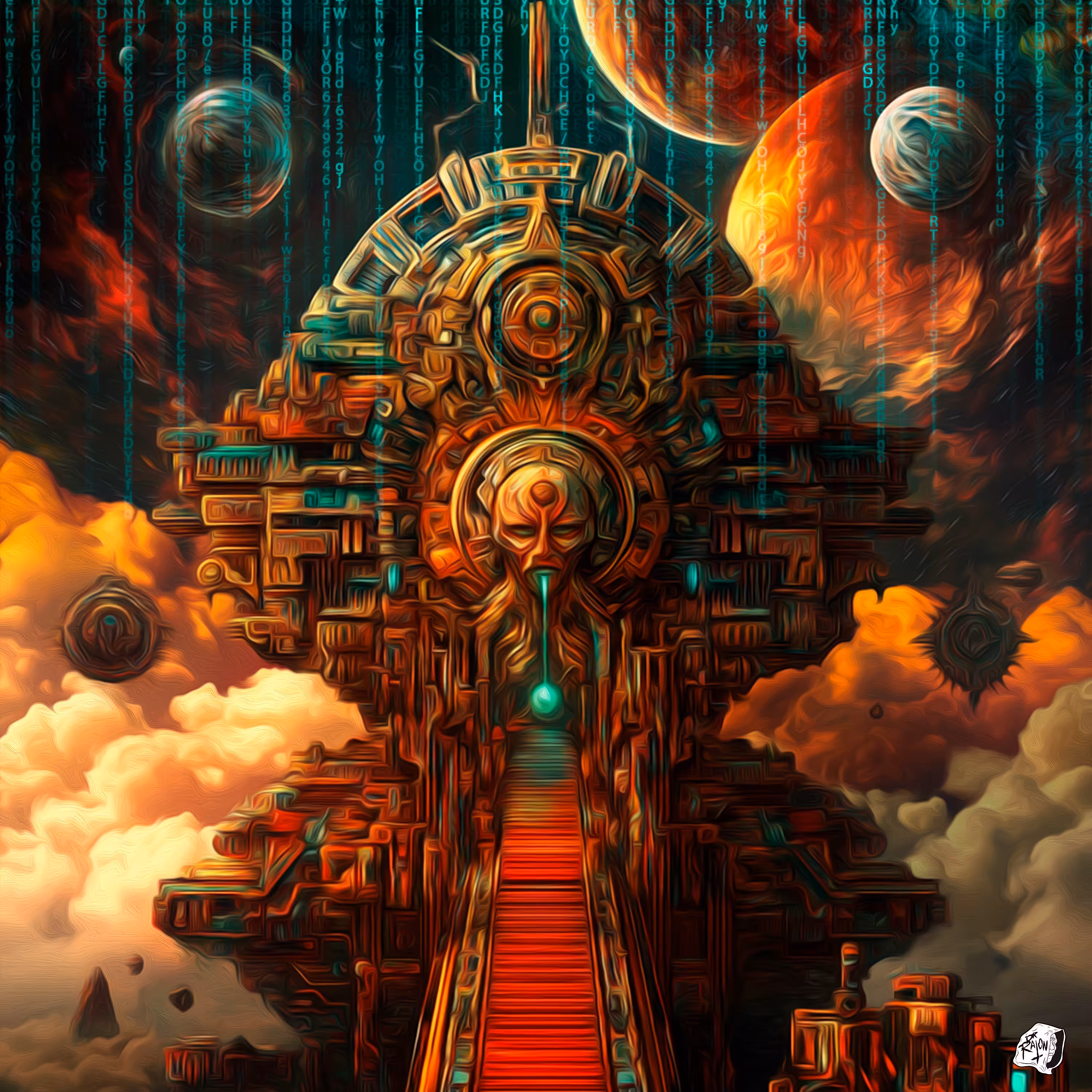 ACID ART: 🧿 Año 2 / 🛸 Día 130 - Ancestr0s Espac1ales