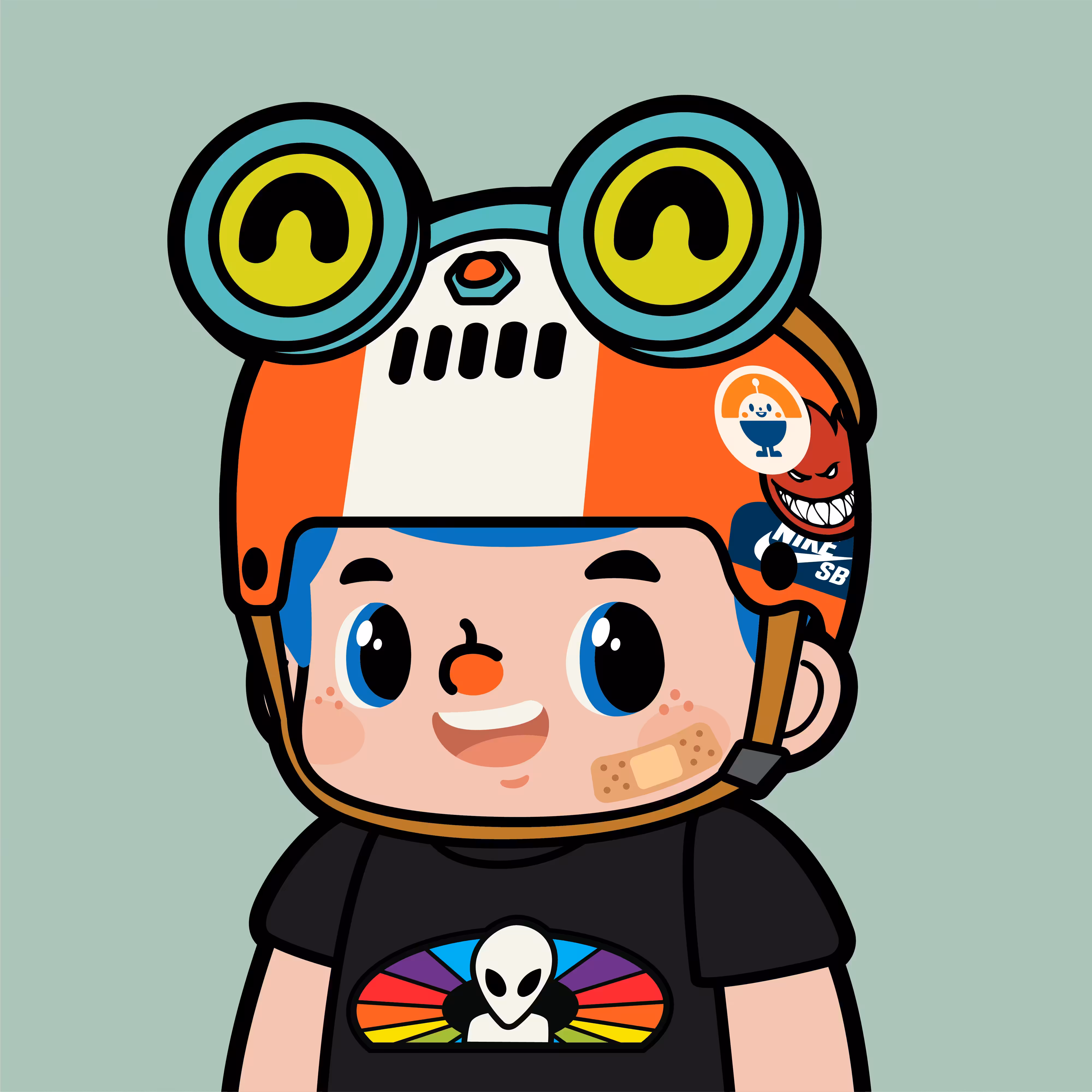 Owange Team PFP Collectibles: Skater Boy #2