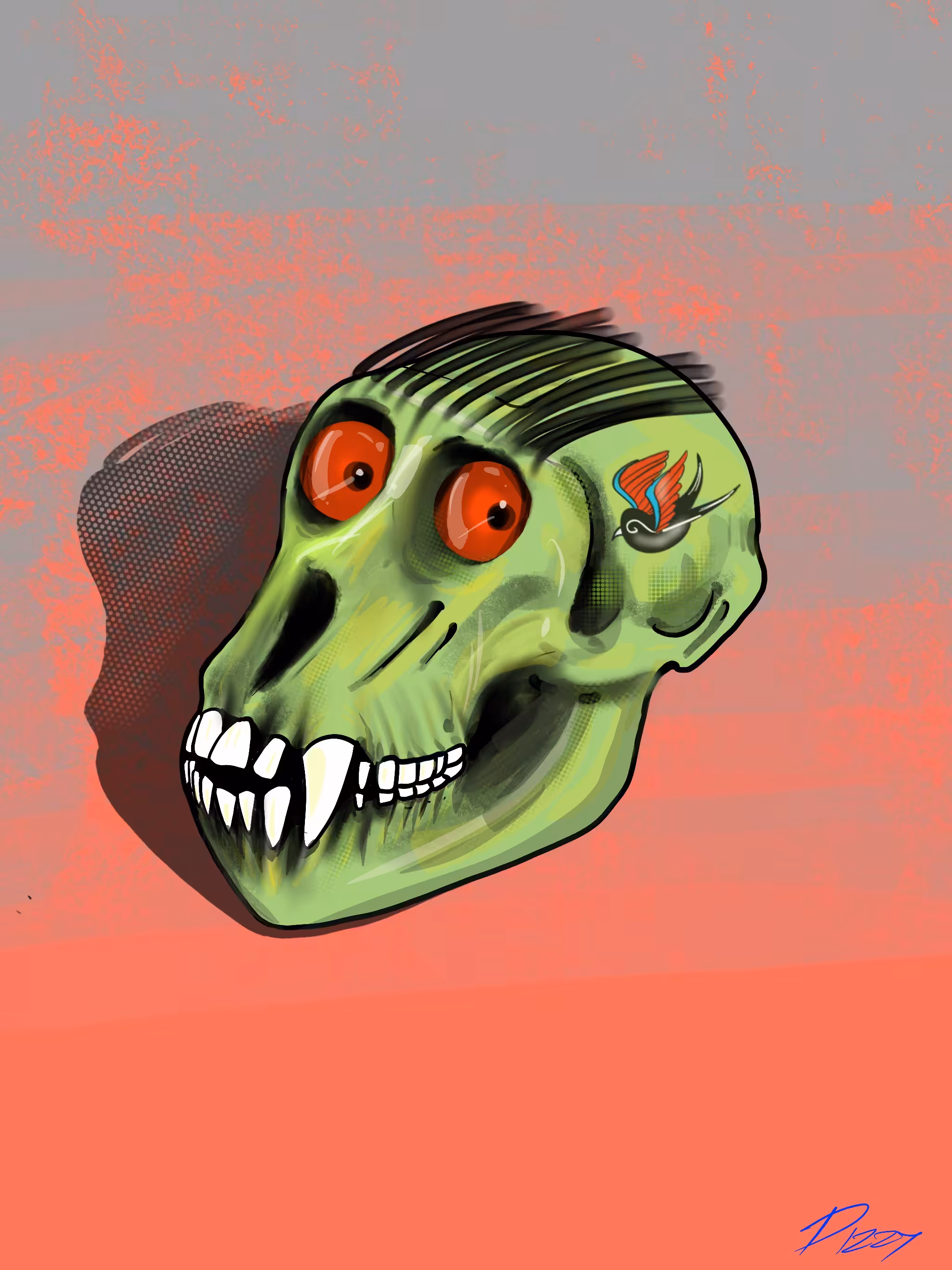 ape skull #62