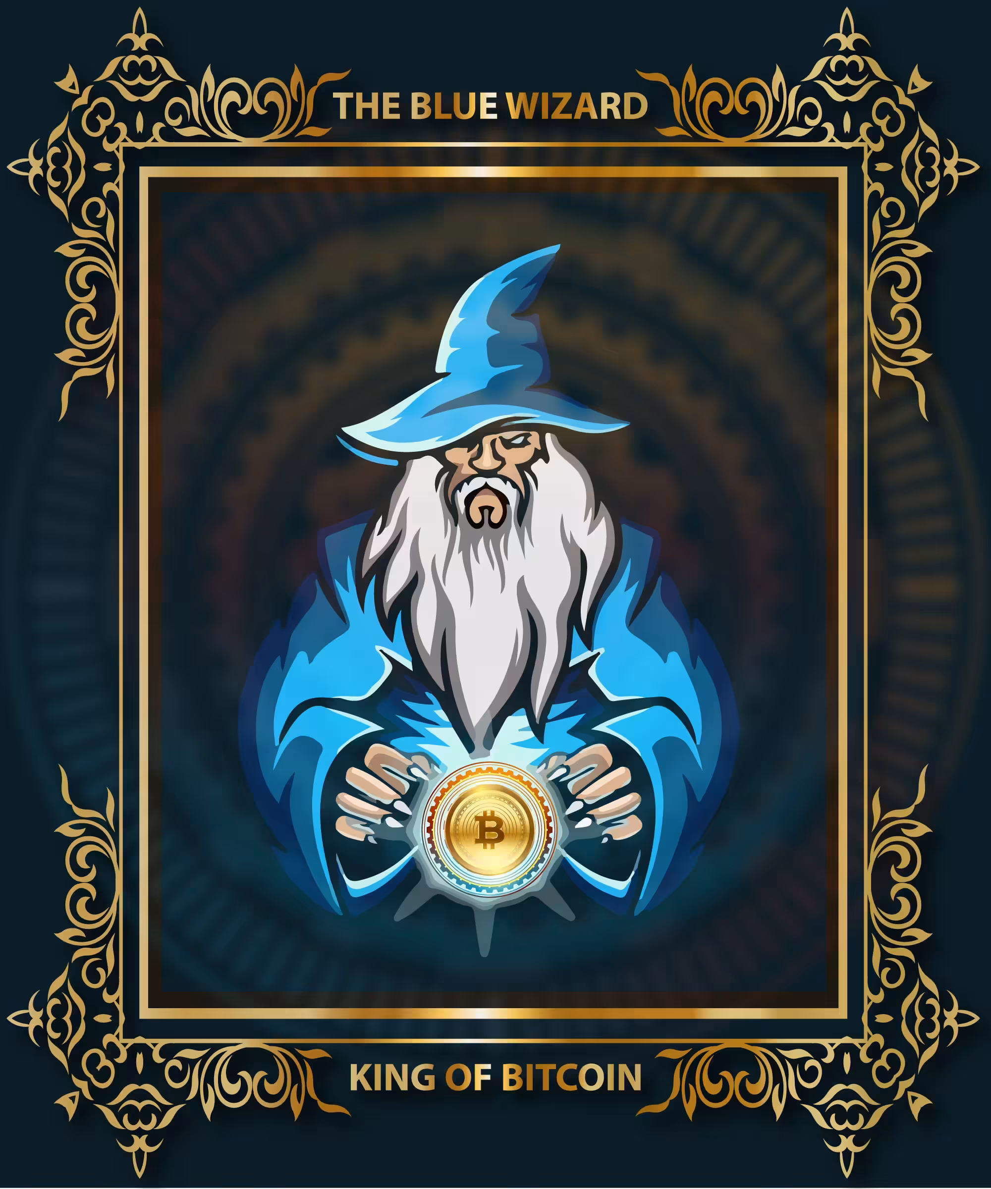 The Blue Wizard - King of Bitcoin