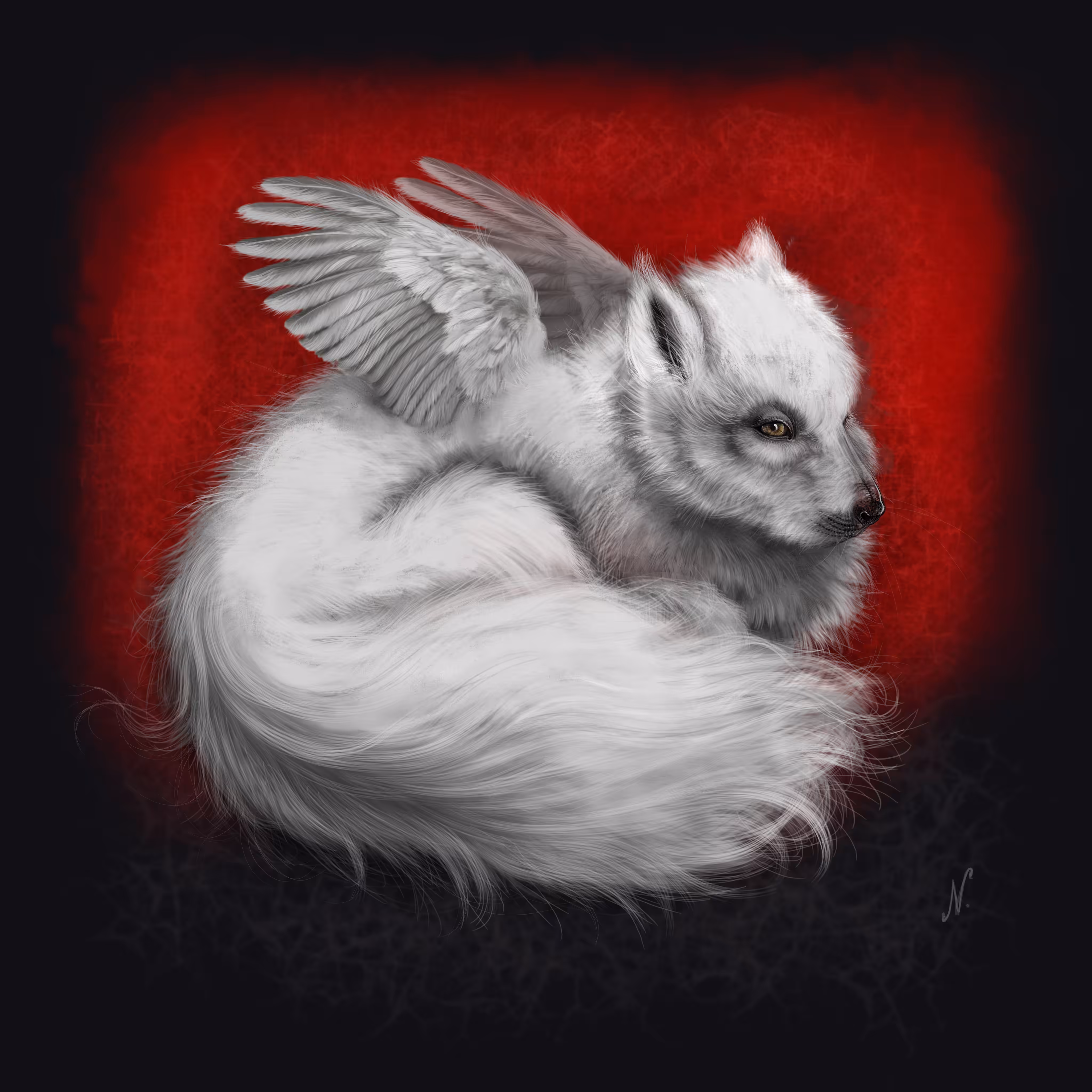 White winged Fox spirit