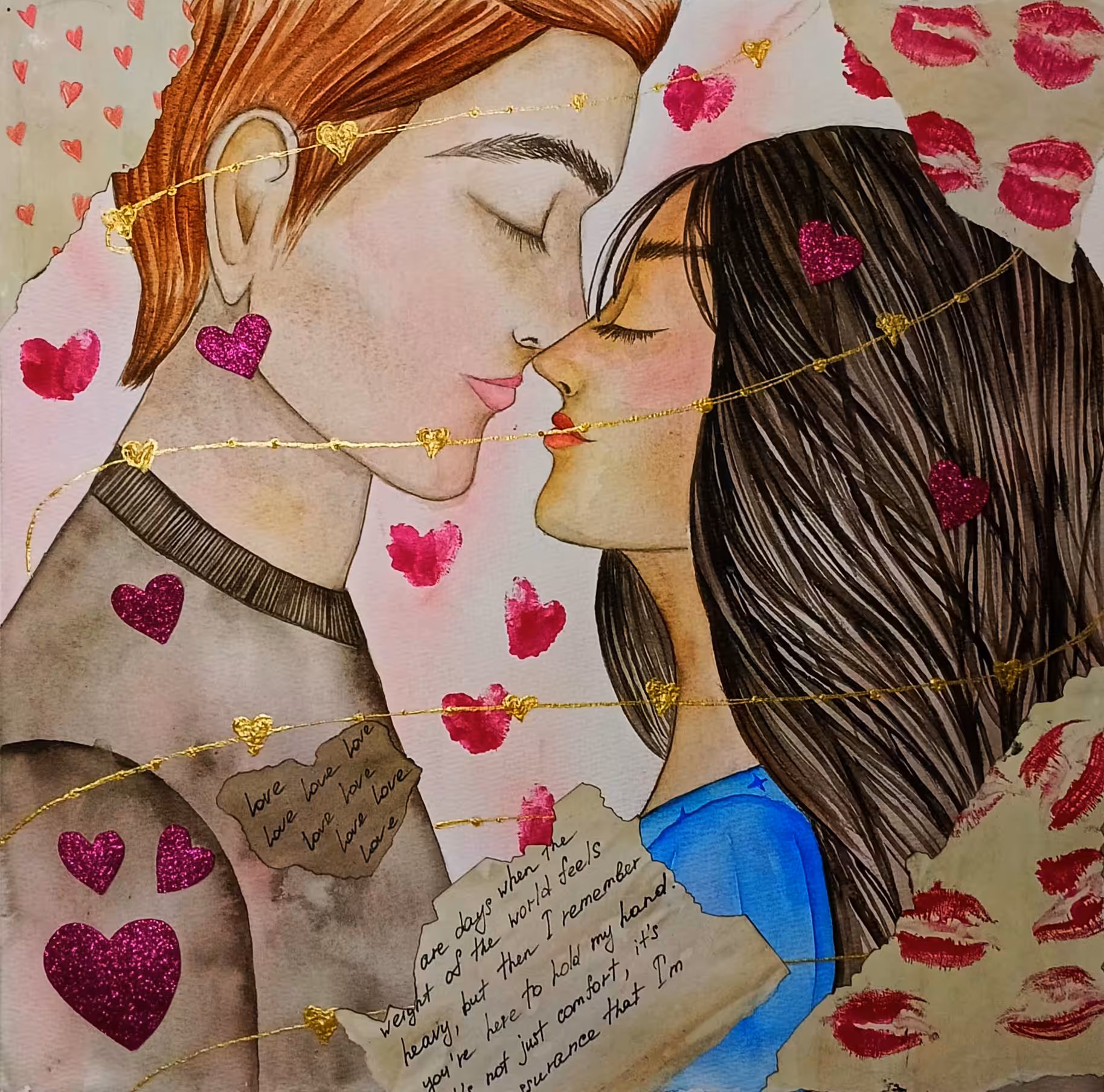 "first kiss"